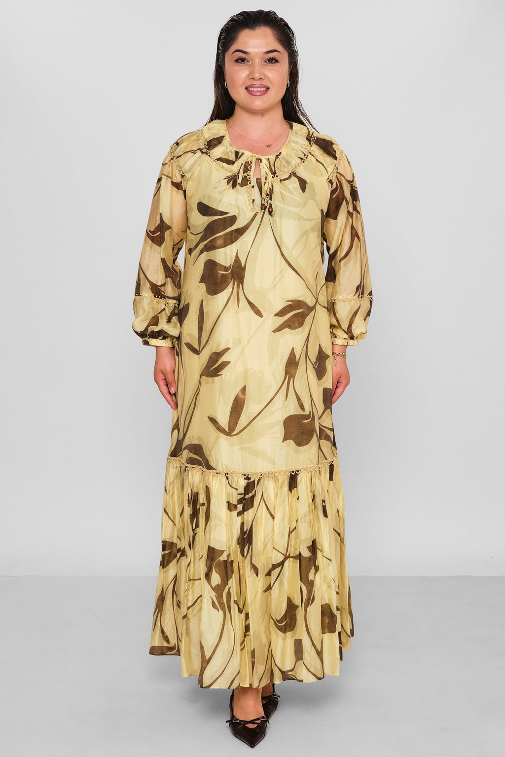 Gumanize - Plus Size Dress (GMZ2026-830-8333) - 8690200196775
