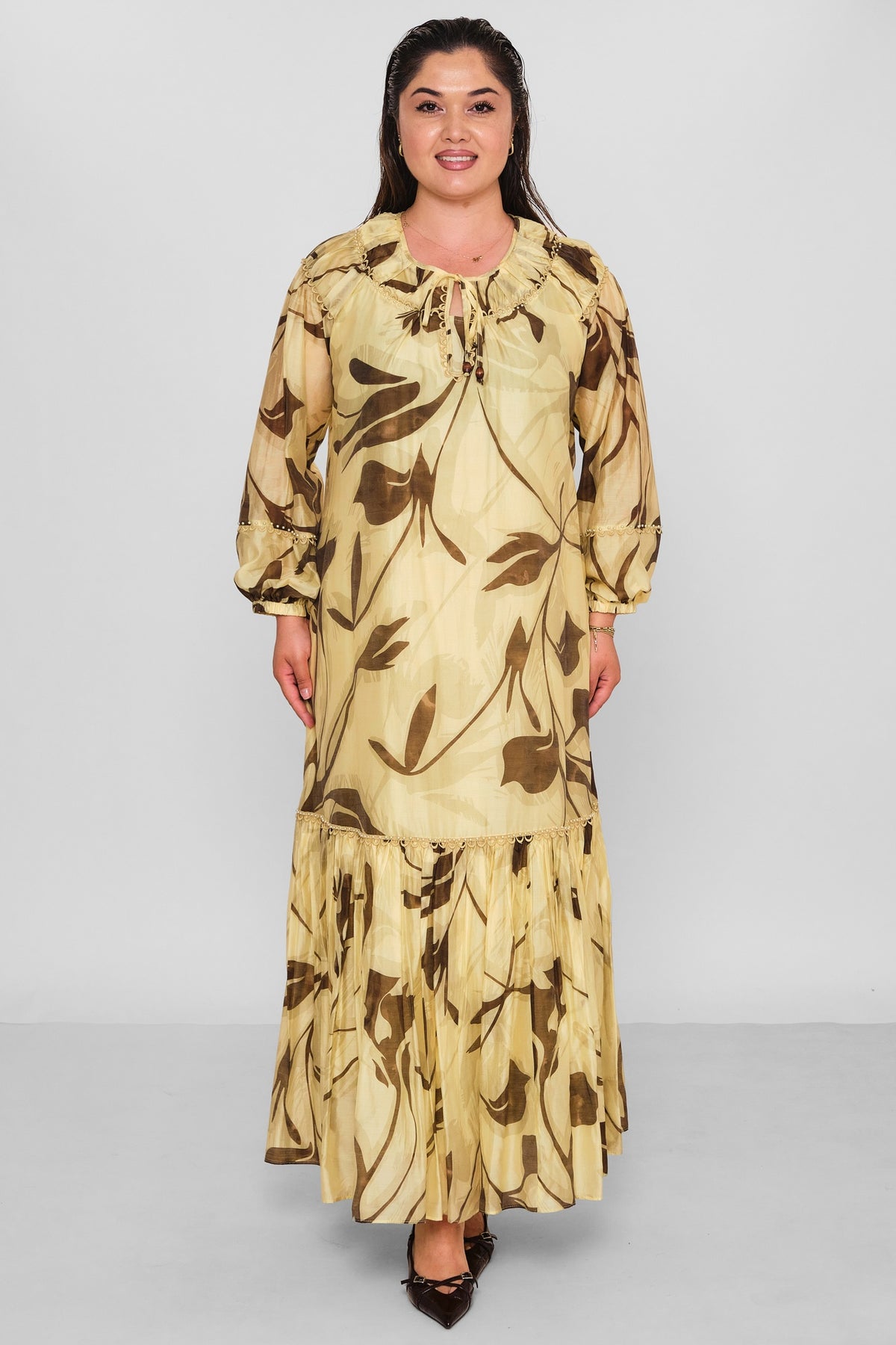 Gumanize - Plus Size Dress (GMZ2026-830-8333) - 8690200196775
