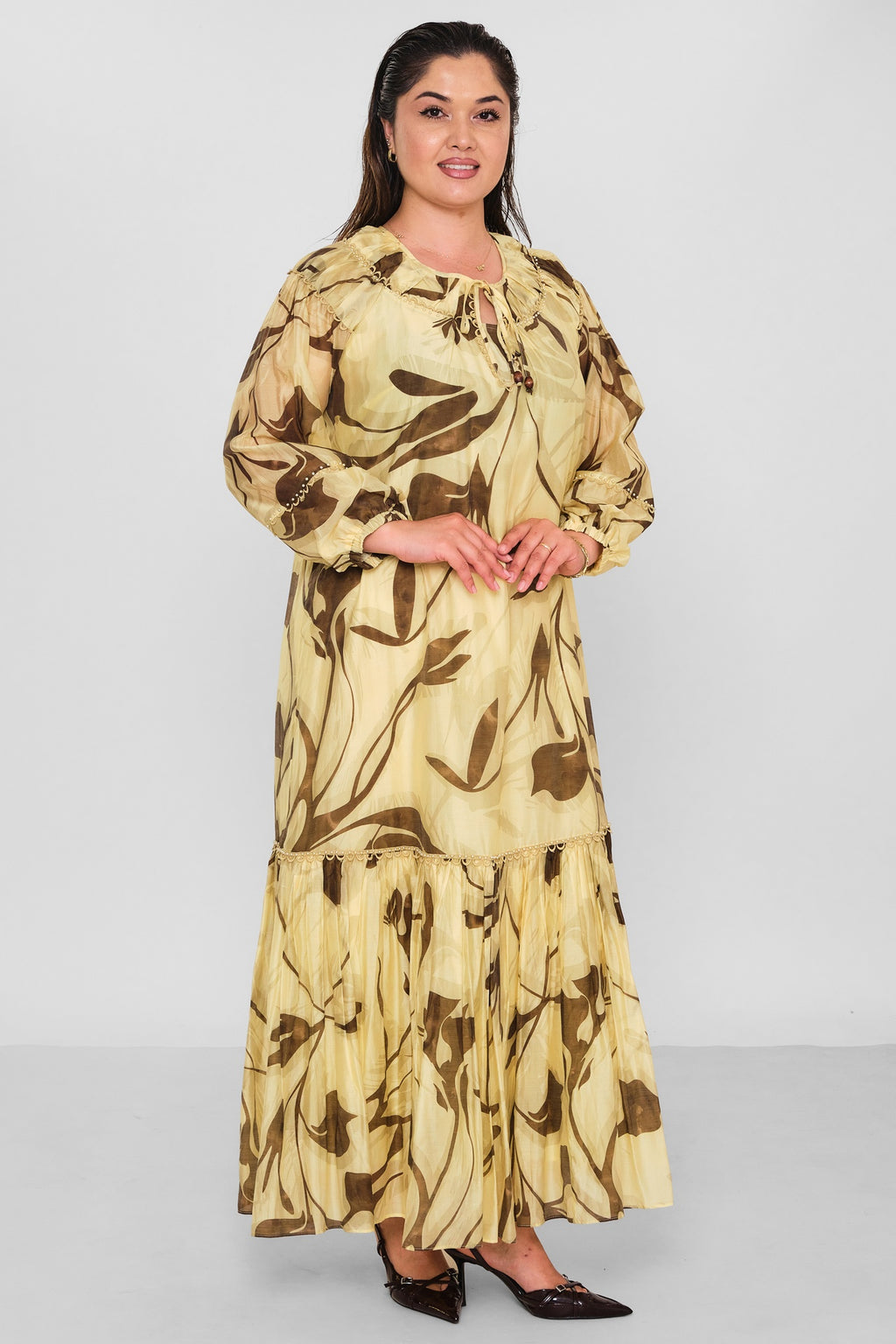 Gumanize - Plus Size Dress (GMZ2026-830-8333) - 8690200196775