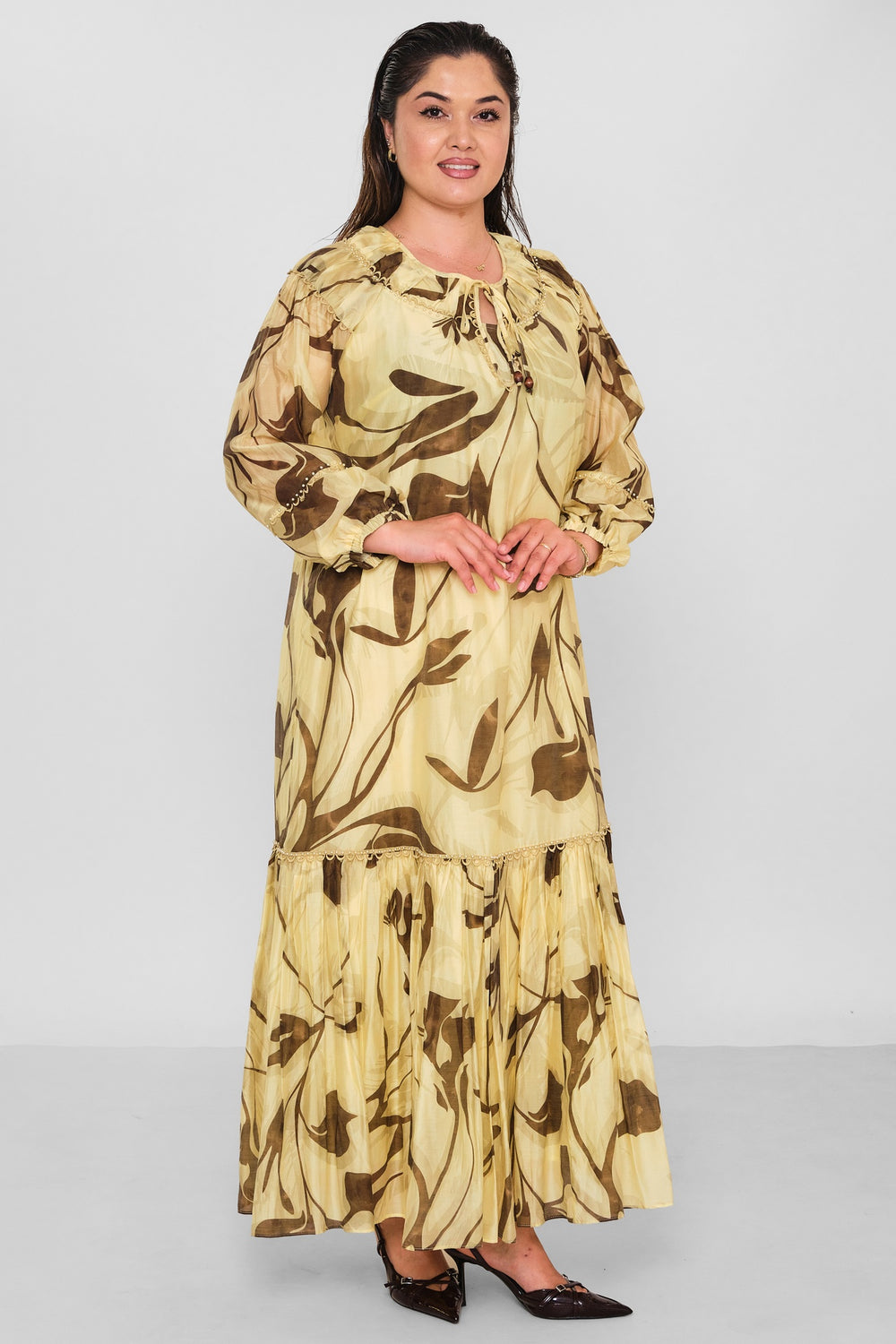 Gumanize - Plus Size Dress (GMZ2026-830-8333) - 8690200196775