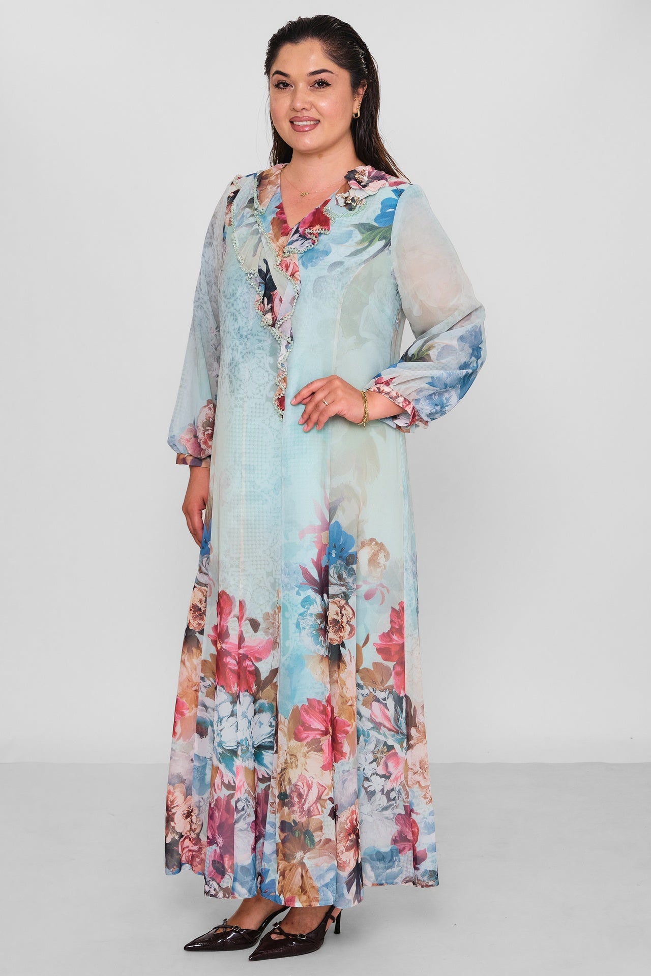Gumanize - Plus Size Dress (GMZ2026-890-8316) - 8690200196782
