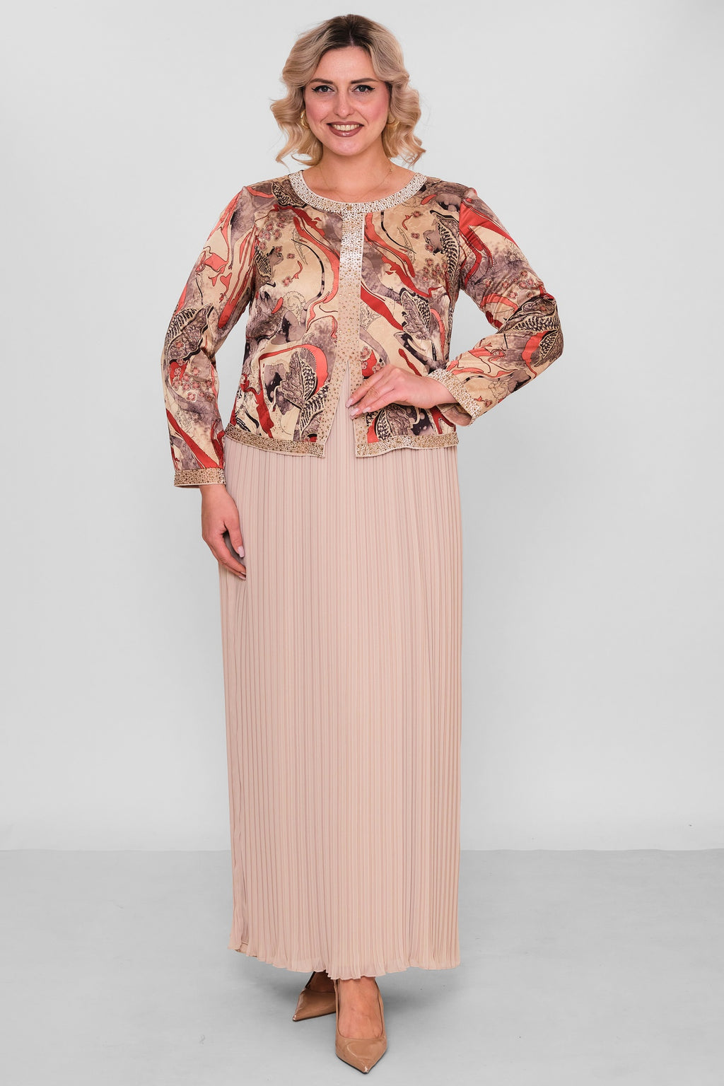 Ksas - Plus Size Dress (KSAS32413) - 8690200196966