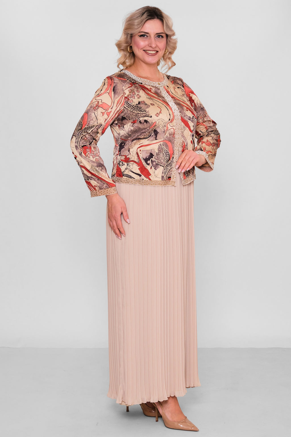 Ksas - Plus Size Dress (KSAS32413) - 8690200196966