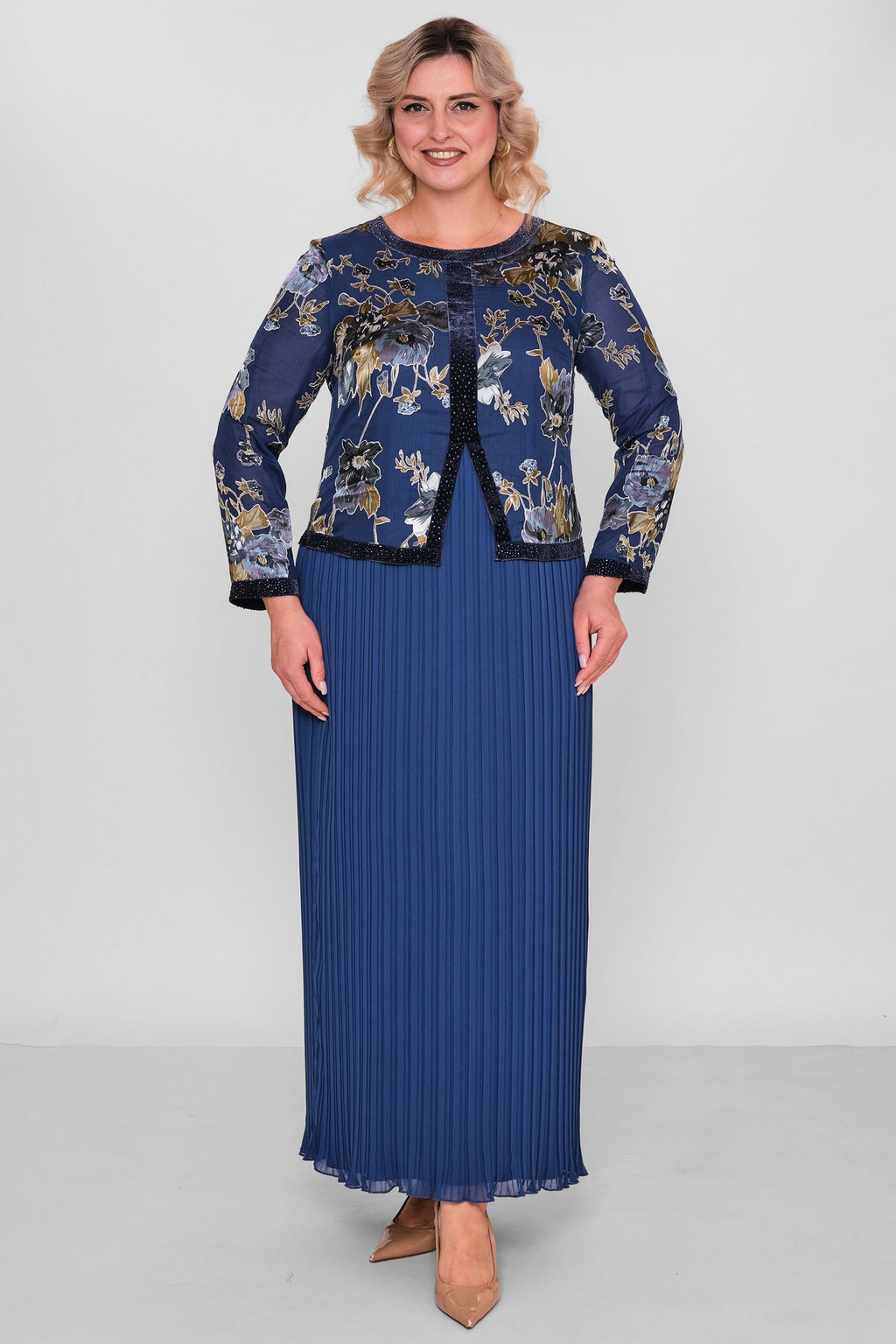 Ksas - Plus Size Dress (KSAS32413) - 8690200196973