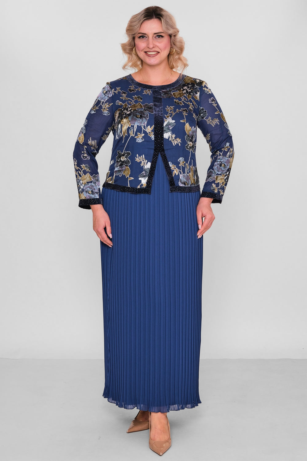 Ksas - Plus Size Dress (KSAS32413) - 8690200196973