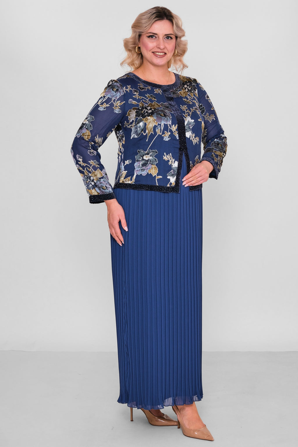Ksas - Plus Size Dress (KSAS32413) - 8690200196973