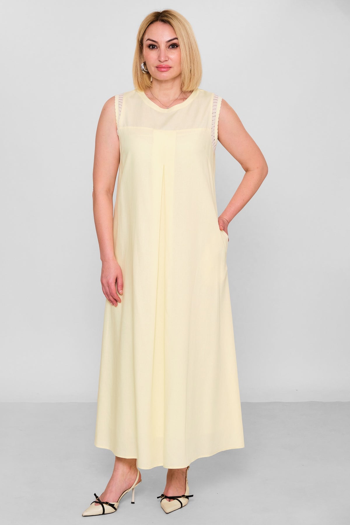 Revaro - Regular Size Dress (RVR26YS-9106) - 8690200197116