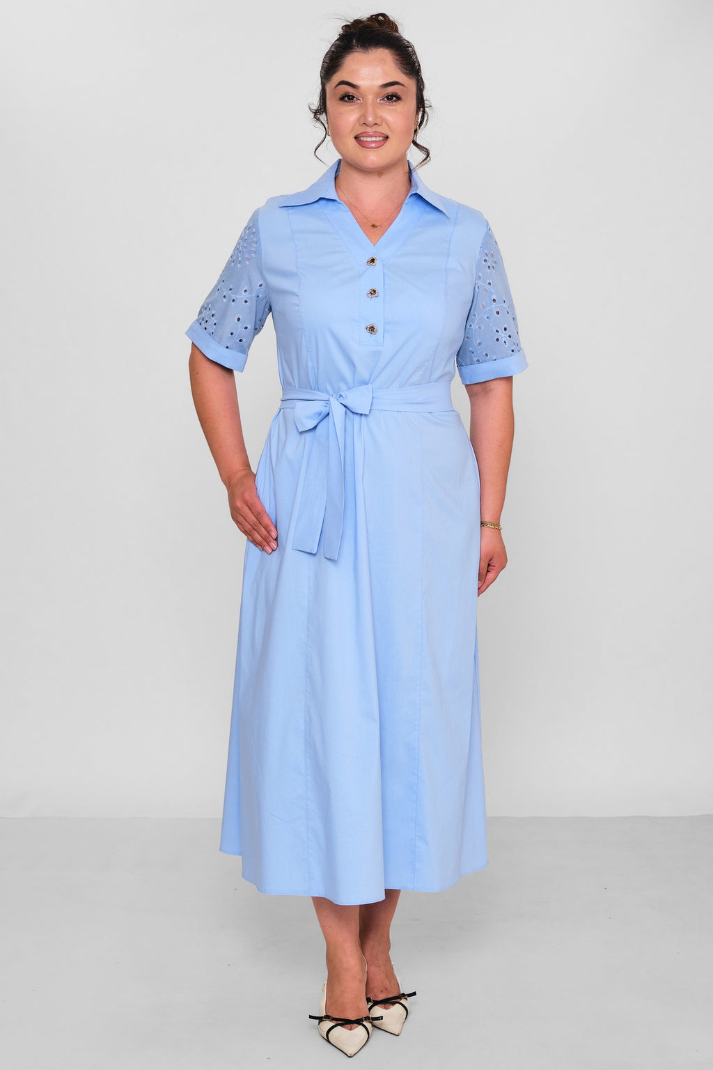 Dress Port - Plus Size Dress (DSP26Y5779) - 8690200197147
