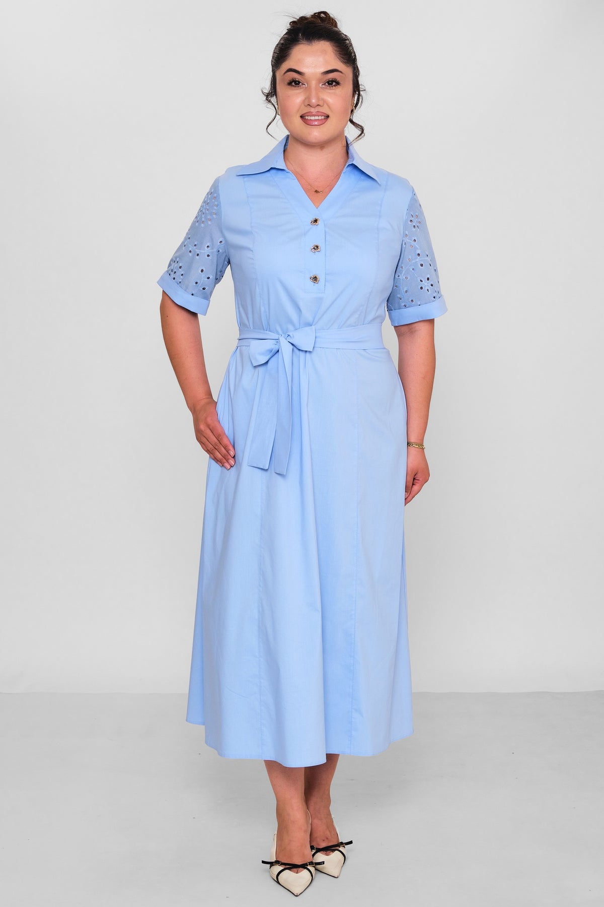 Dress Port - Plus Size Dress (DSP26Y5779) - 8690200197147