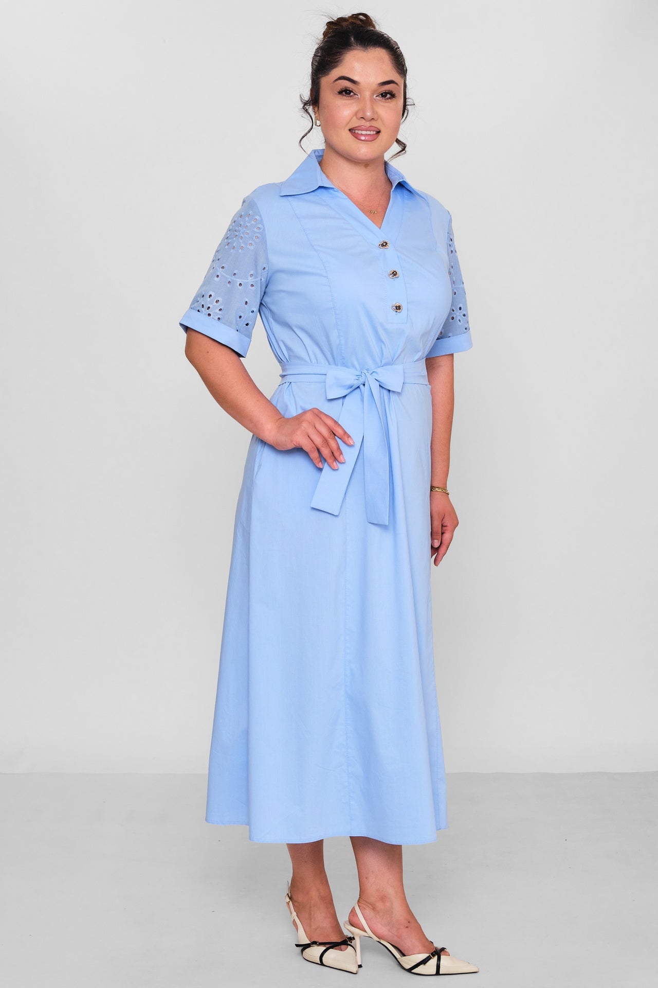 Dress Port - Plus Size Dress (DSP26Y5779) - 8690200197147