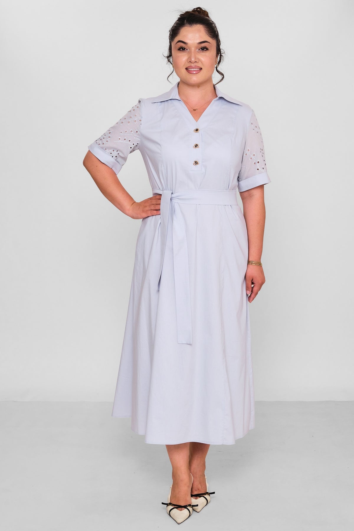 Dress Port - Plus Size Dress (DSP26Y5779) - 8690200197154