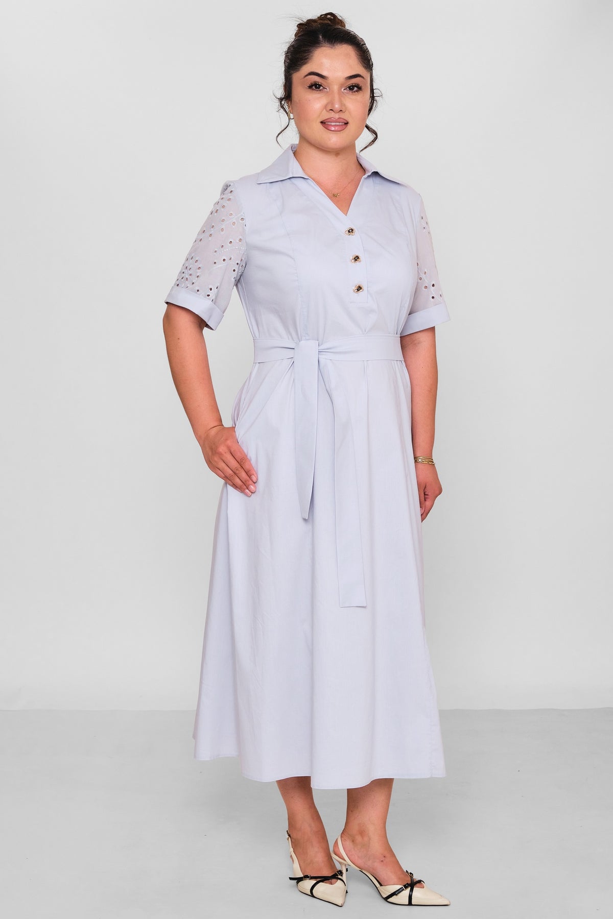 Dress Port - Plus Size Dress (DSP26Y5779) - 8690200197154