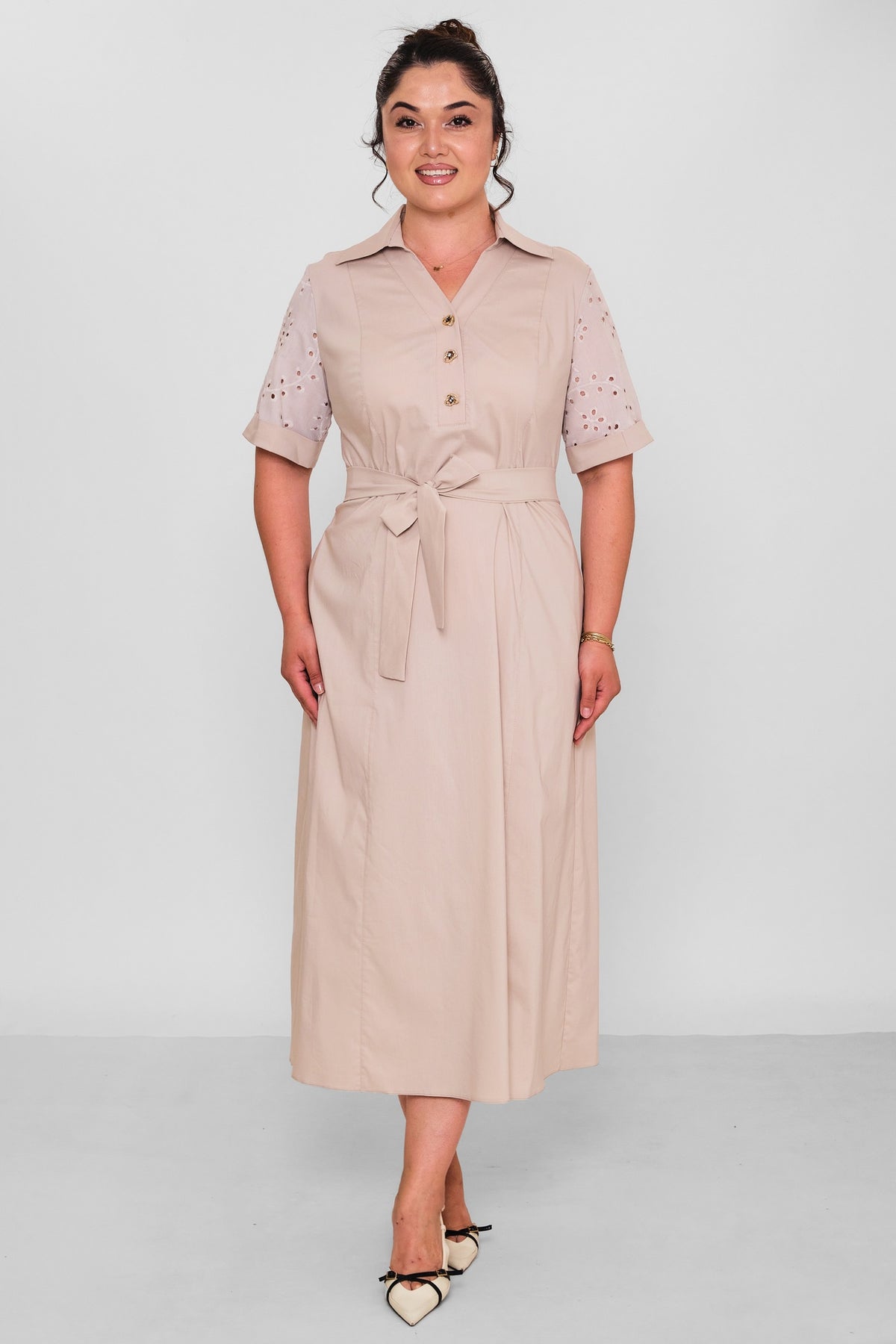 Dress Port - Plus Size Dress (DSP26Y5779) - 8690200197161