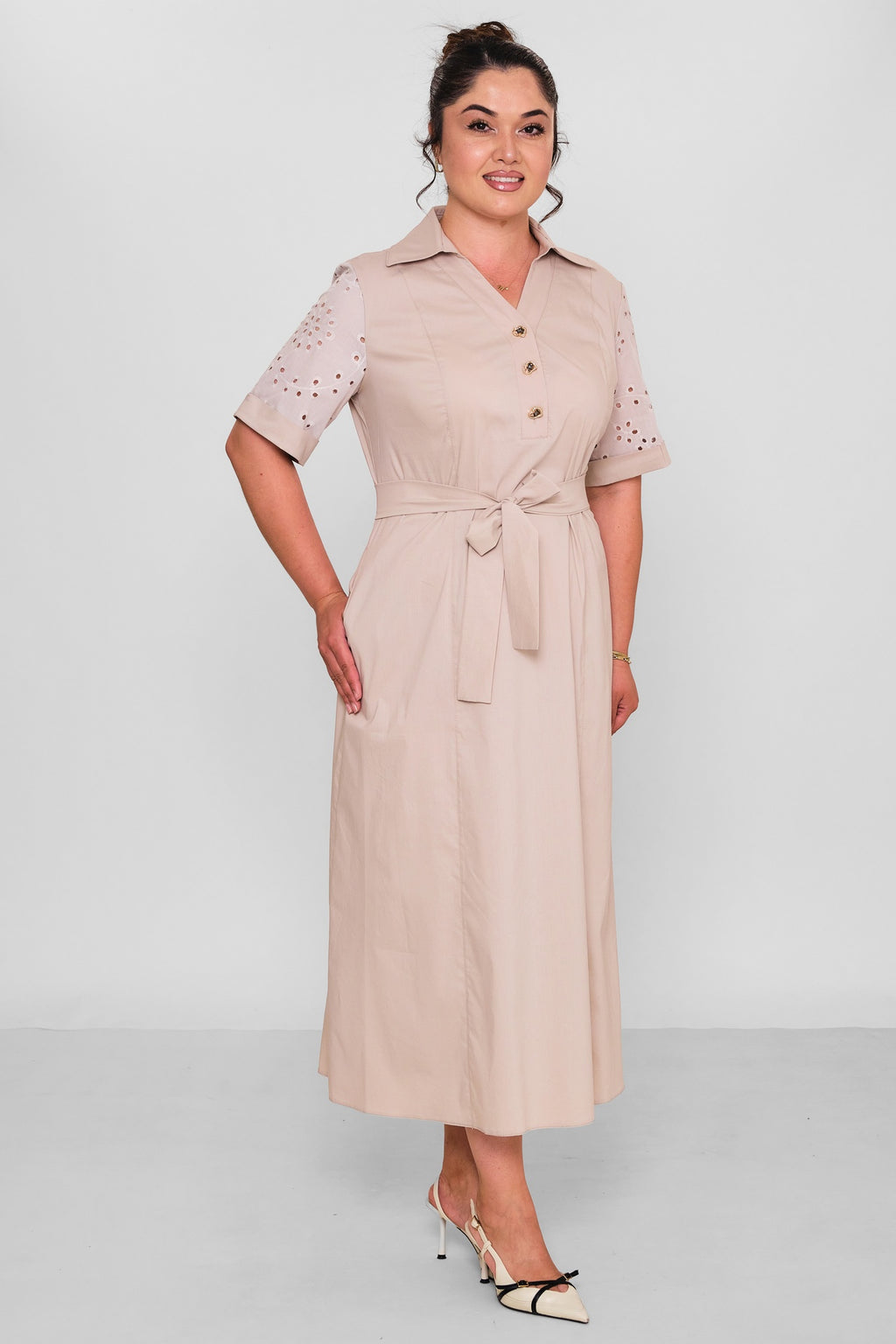 Dress Port - Plus Size Dress (DSP26Y5779) - 8690200197161