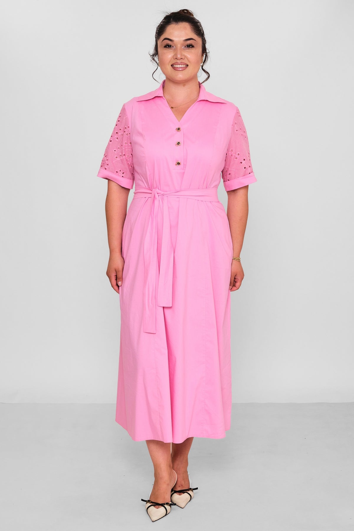 Dress Port - Plus Size Dress (DSP26Y5779) - 8690200197178