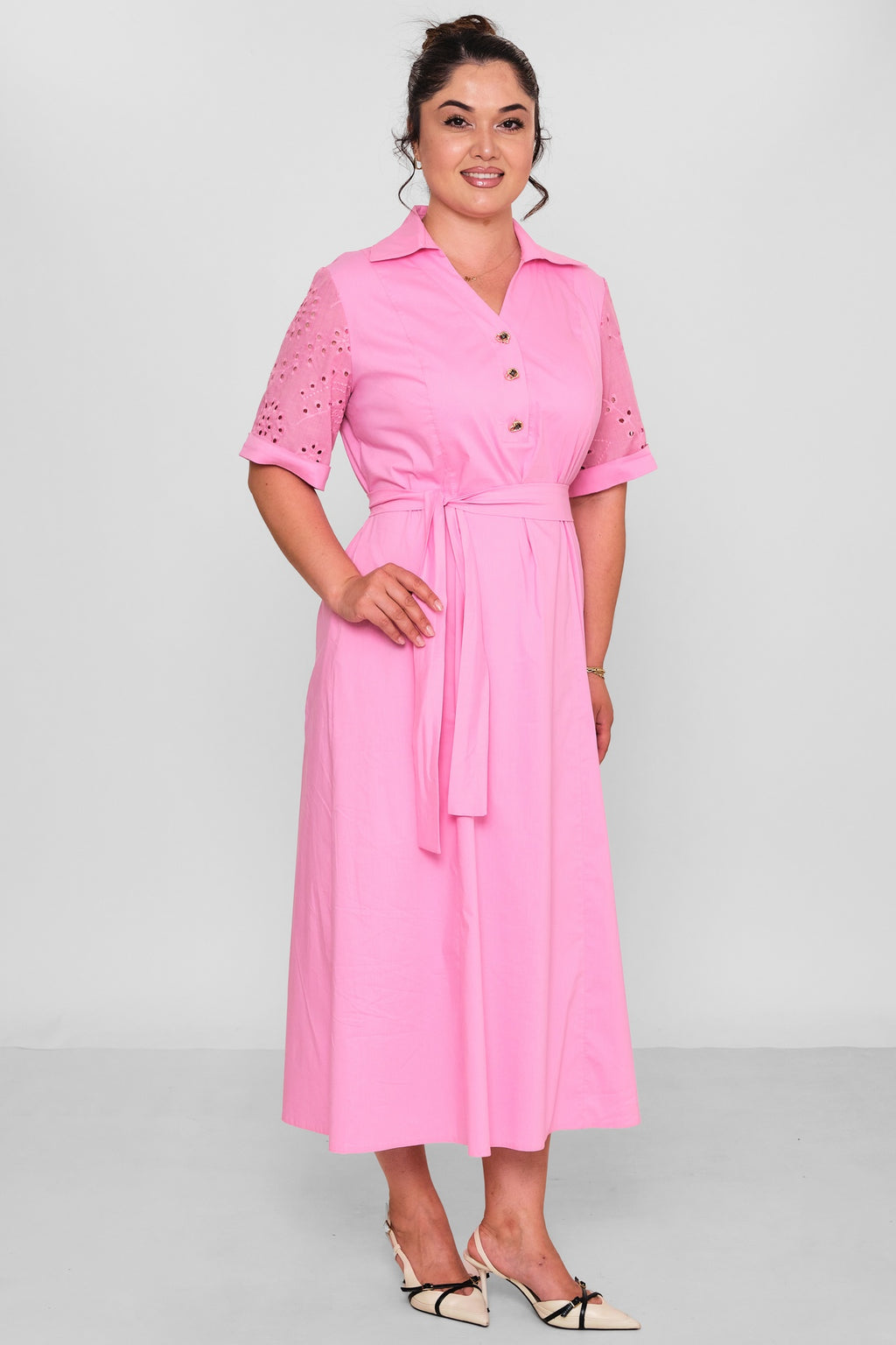 Dress Port - Plus Size Dress (DSP26Y5779) - 8690200197178