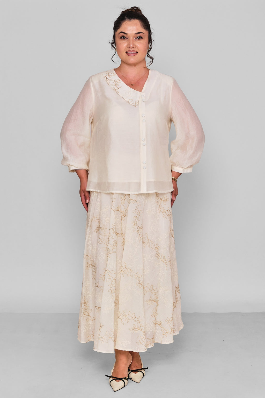 Gumanize - Plus Size Suit (GMZTK604-8156) - 8690200197185