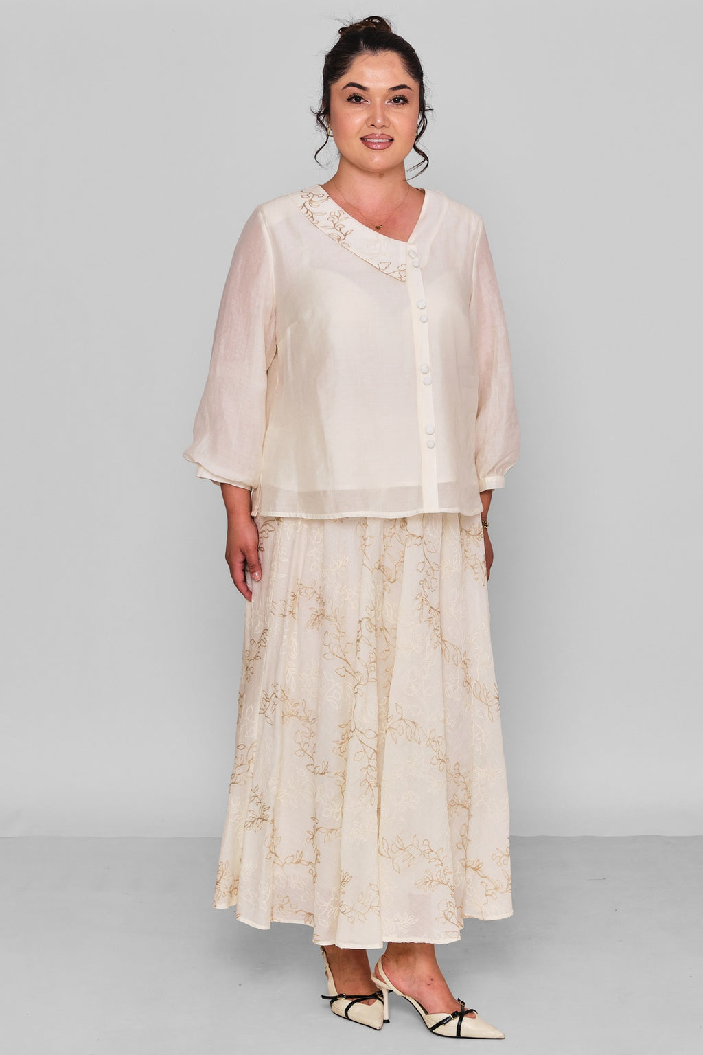 Gumanize - Plus Size Suit (GMZTK604-8156) - 8690200197185