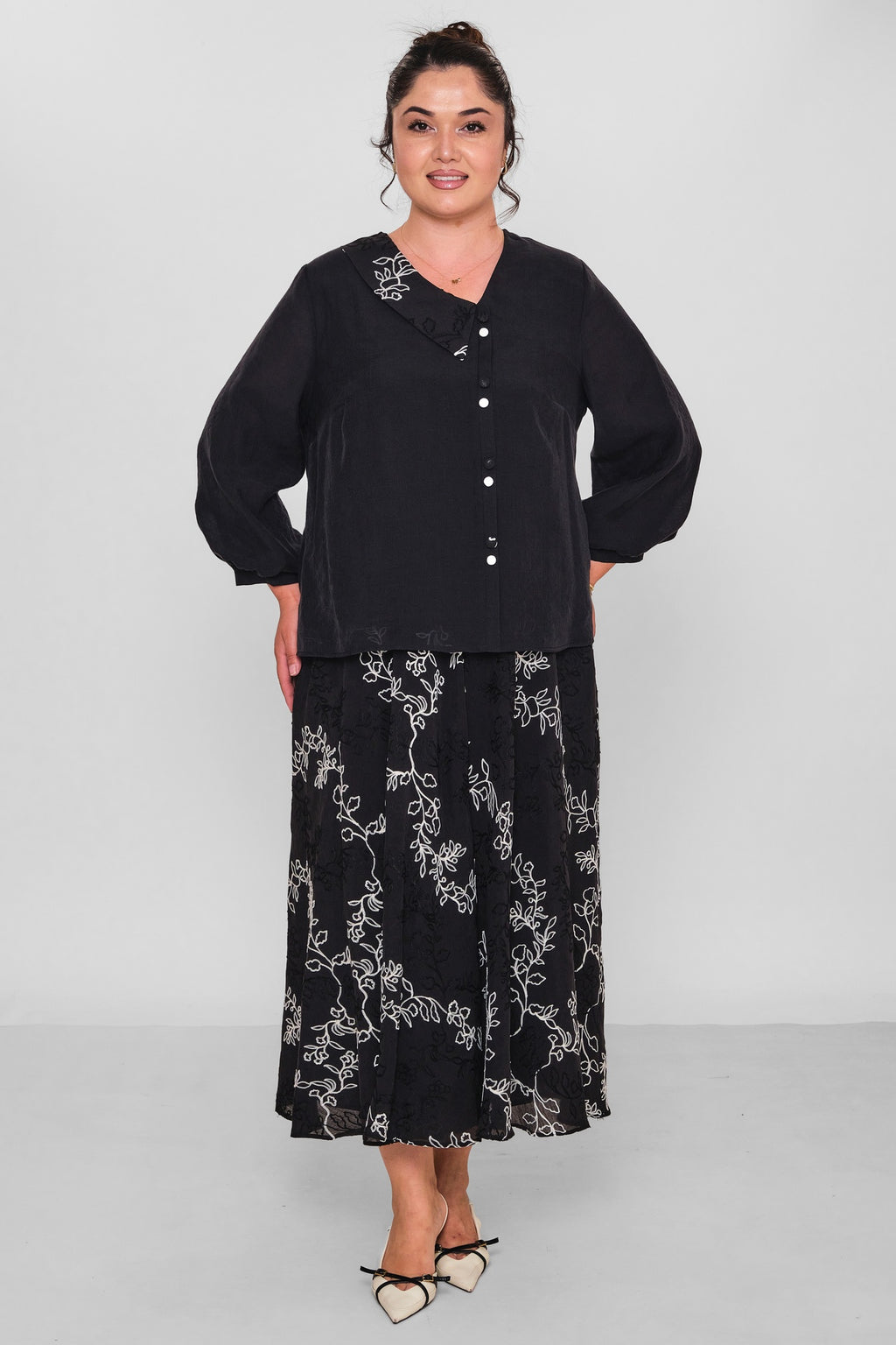 Gumanize - Plus Size Suit (GMZTK604-8156) - 8690200197192