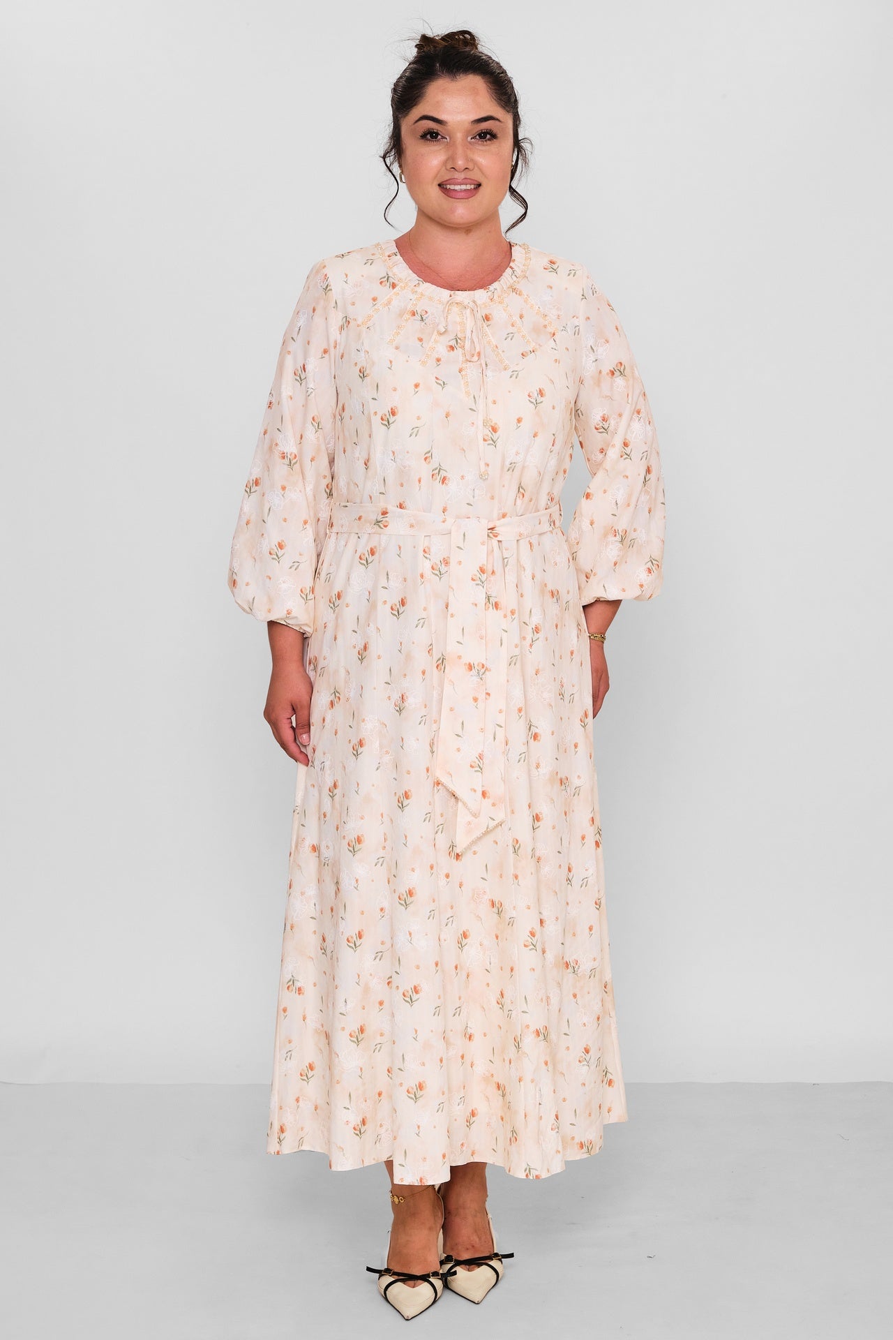 Gumanize - Plus Size Dress (GMZ2026-1067-8273) - 8690200197239