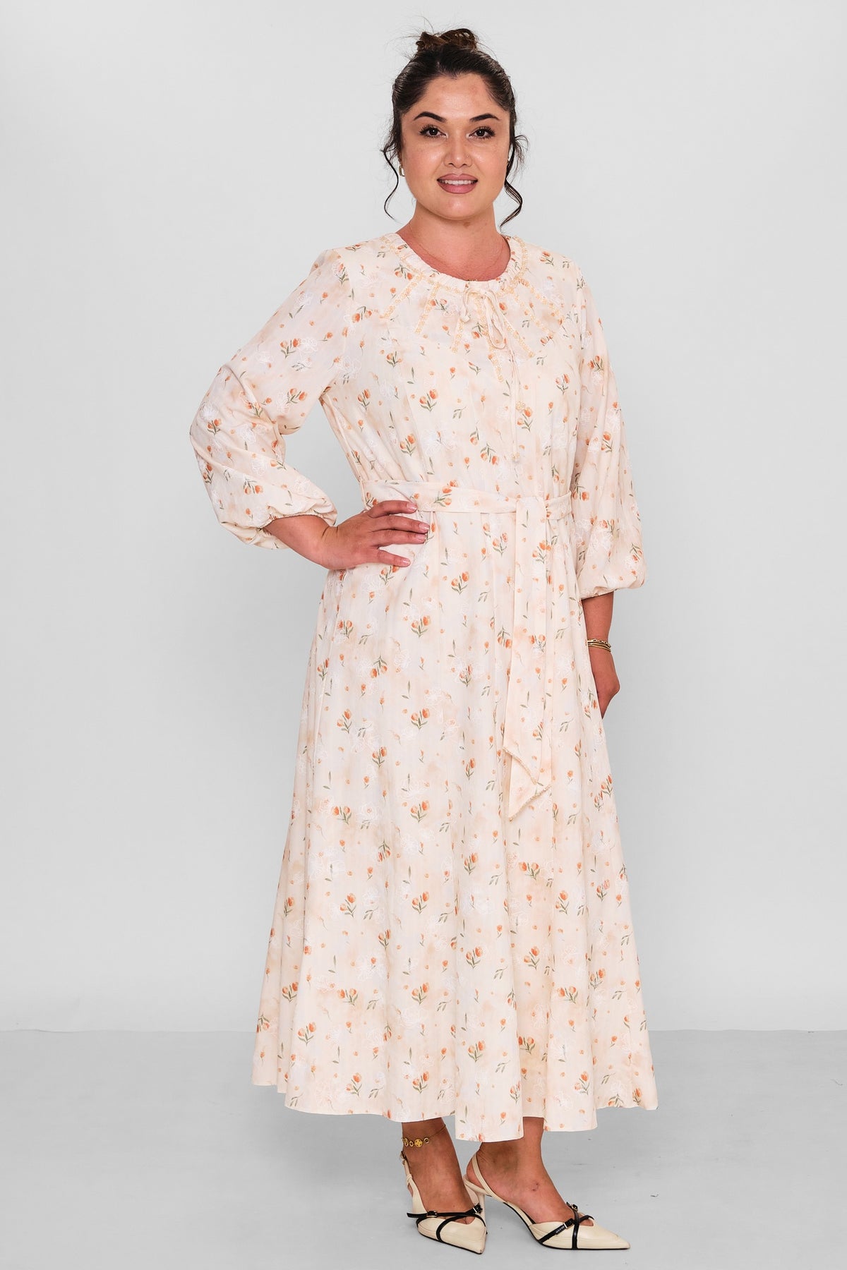 Gumanize - Plus Size Dress (GMZ2026-1067-8273) - 8690200197239
