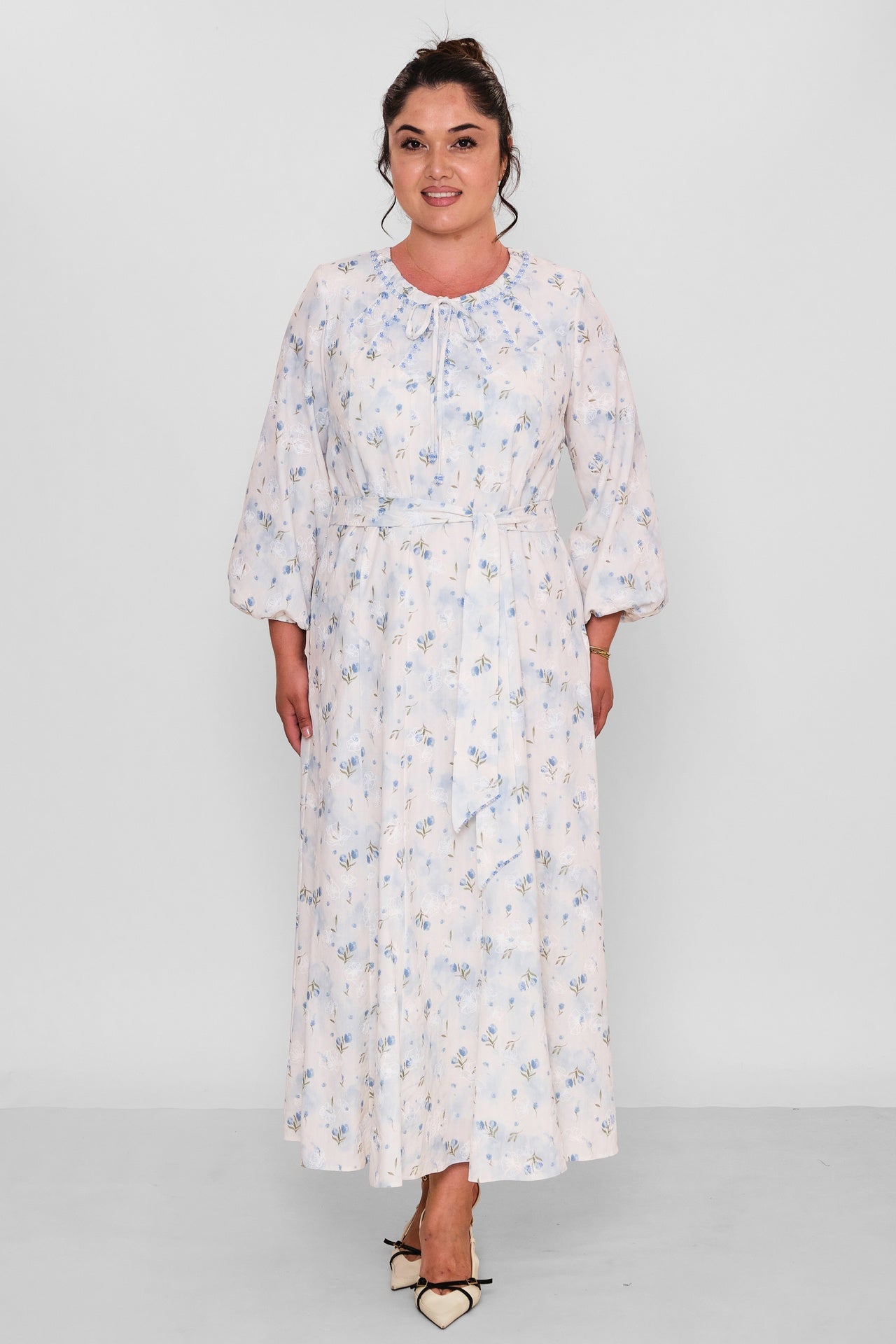Gumanize - Plus Size Dress (GMZ2026-1067-8273) - 8690200197246
