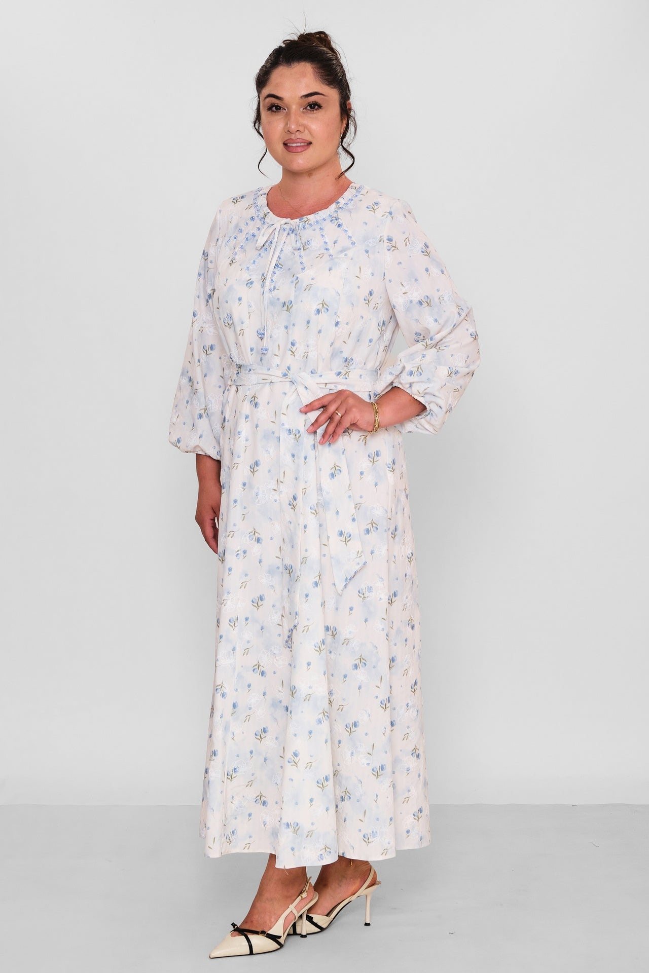 Gumanize - Plus Size Dress (GMZ2026-1067-8273) - 8690200197246
