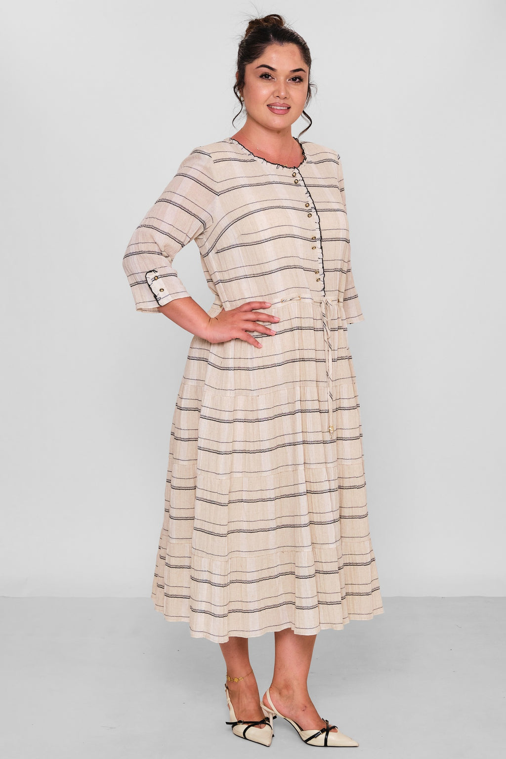 Gumanize - Plus Size Dress (GMZ2026-538-8324) - 8690200197253
