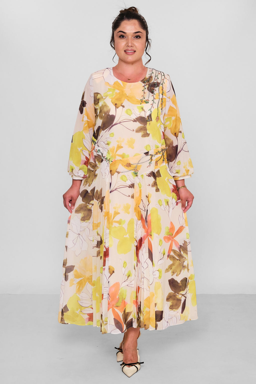 Gumanize - Plus Size Dress (GMZ2026-675-8319) - 8690200197260