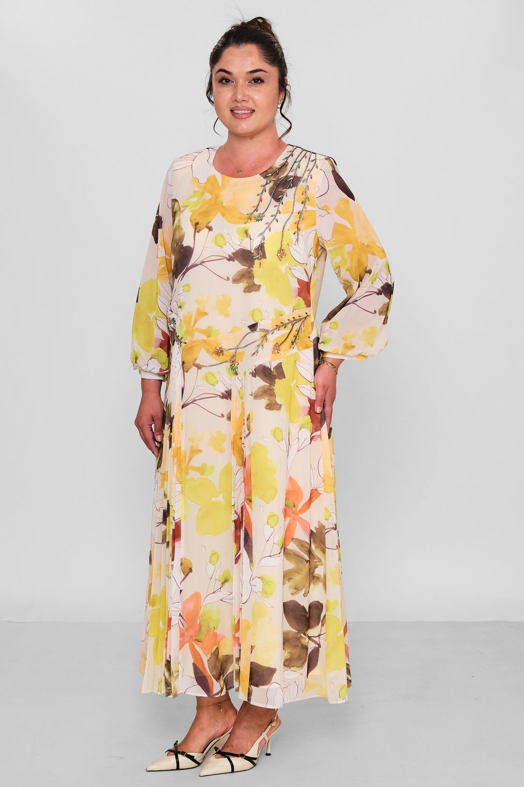 Gumanize - Plus Size Dress (GMZ2026-675-8319) - 8690200197260