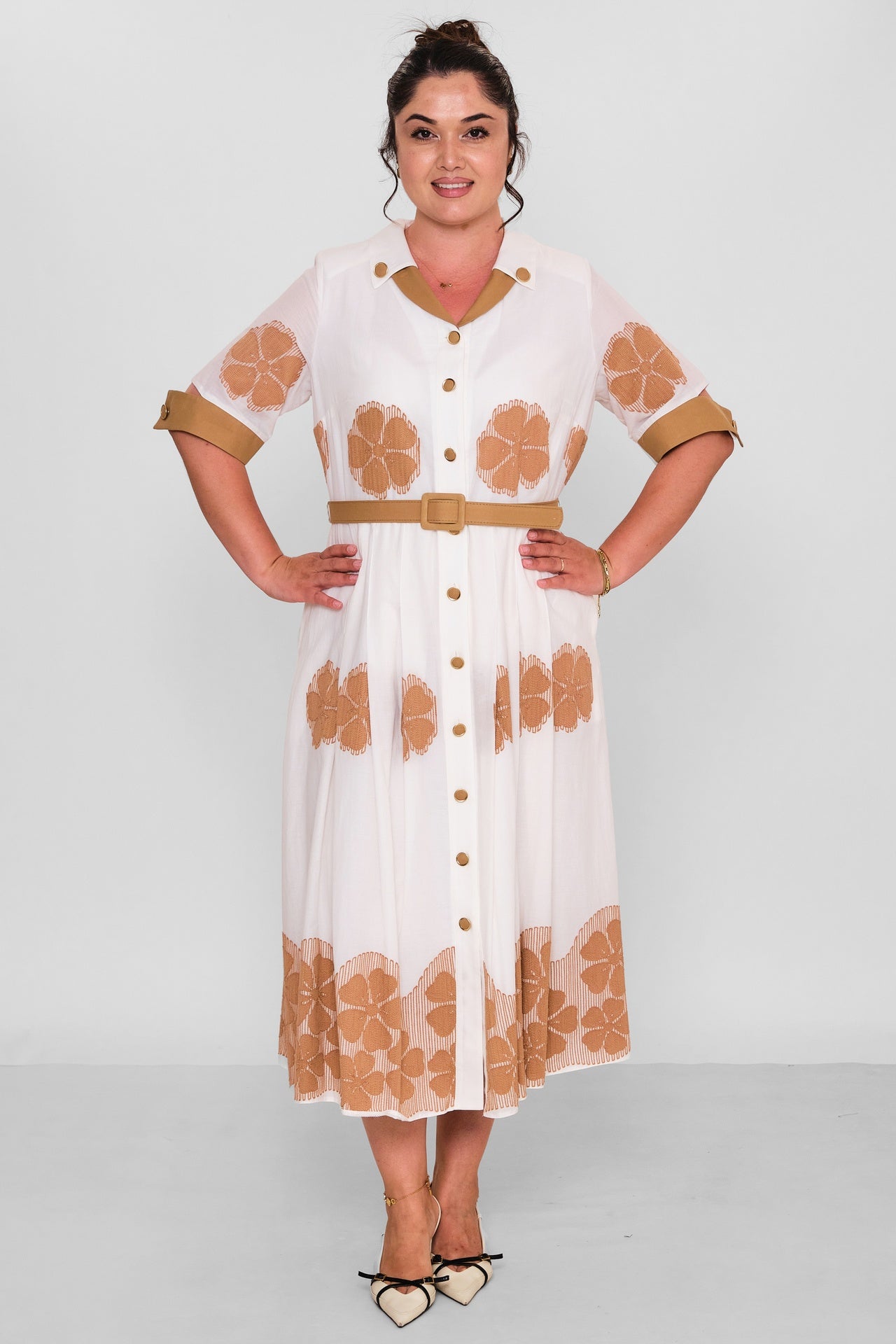 Gumanize - Plus Size Dress (GMZ2026-705-8137) - 8690200197291