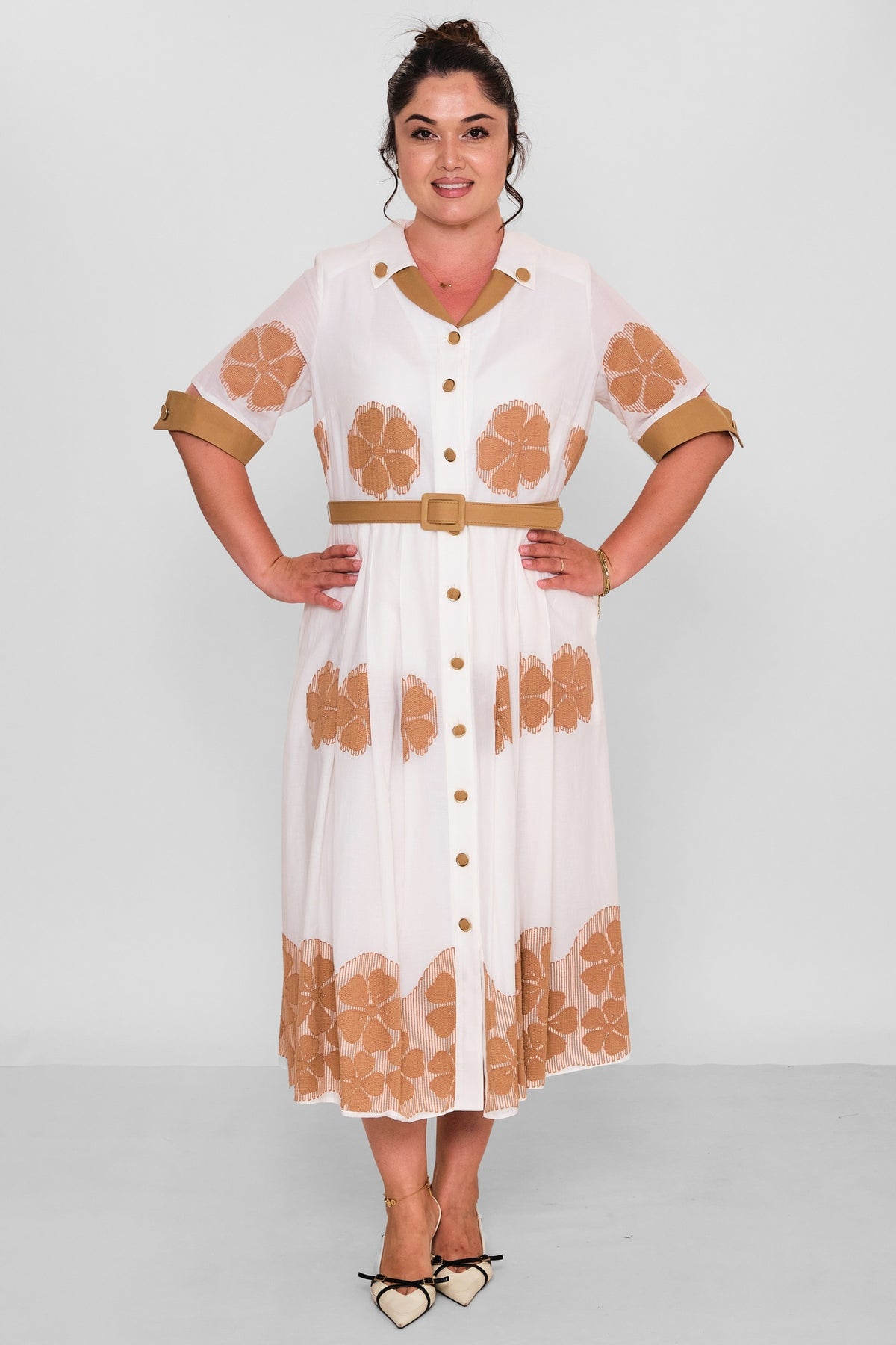 Gumanize - Plus Size Dress (GMZ2026-705-8137) - 8690200197291