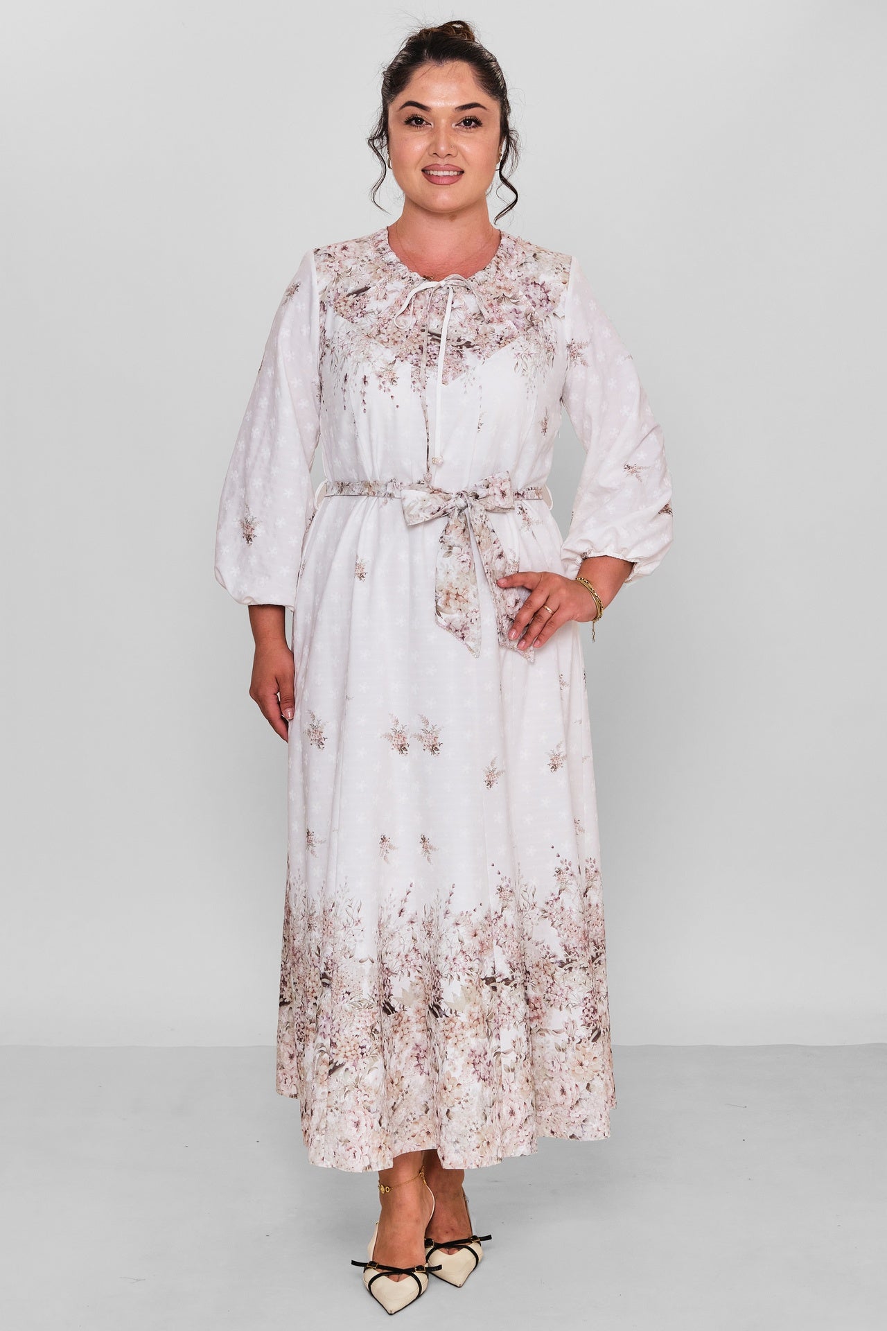 Gumanize - Plus Size Dress (GMZ2026-983-8272) - 8690200197307