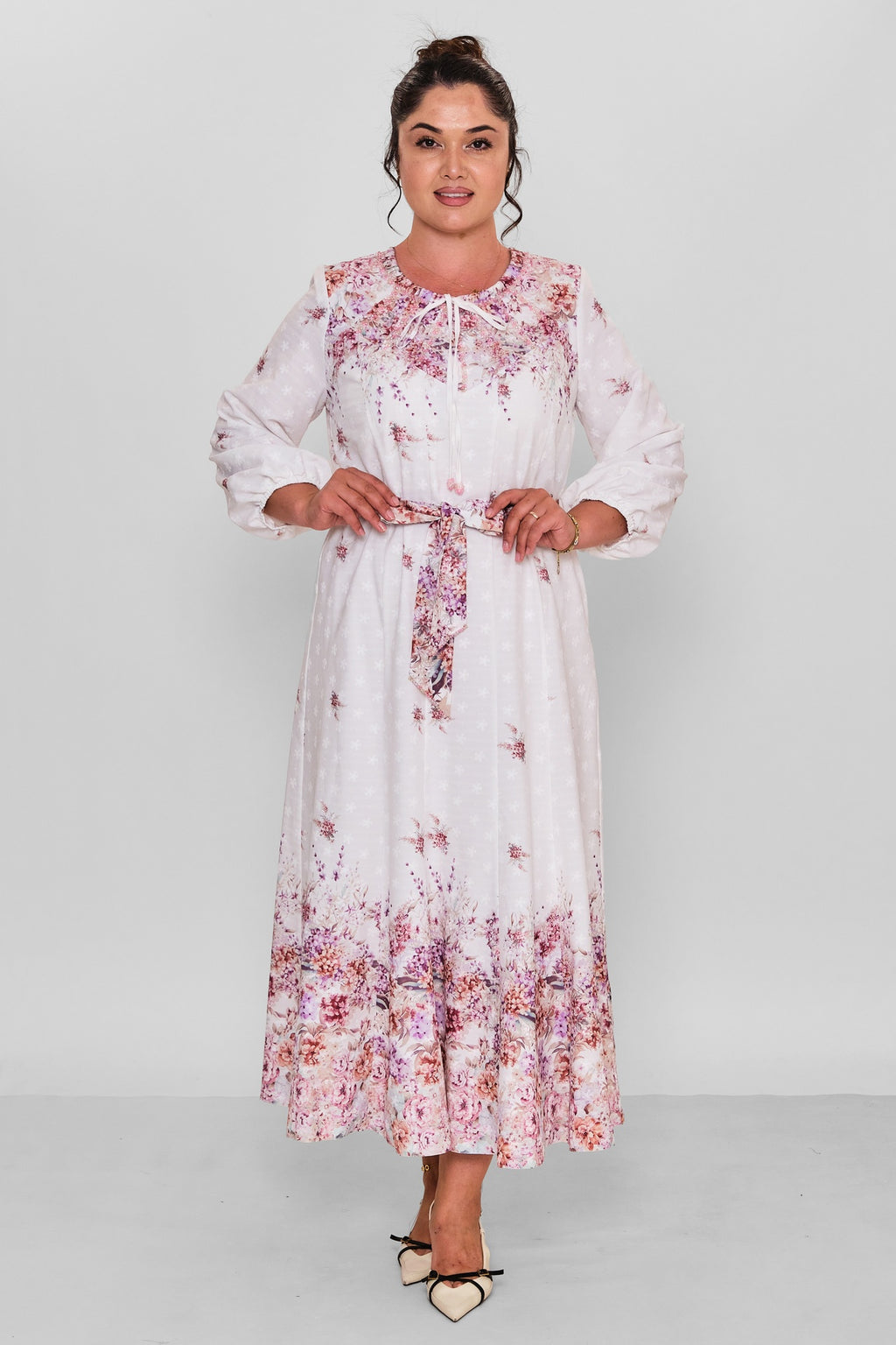 Gumanize - Plus Size Dress (GMZ2026-983-8272) - 8690200197314