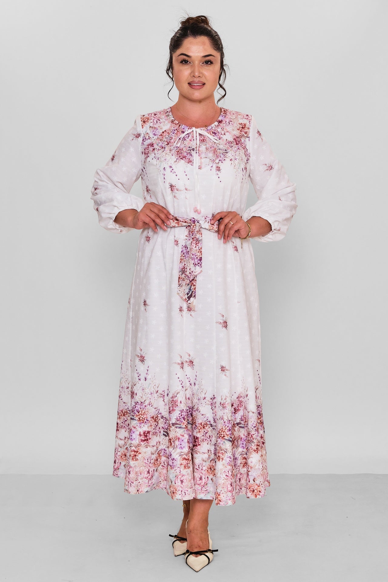 Gumanize - Plus Size Dress (GMZ2026-983-8272) - 8690200197314