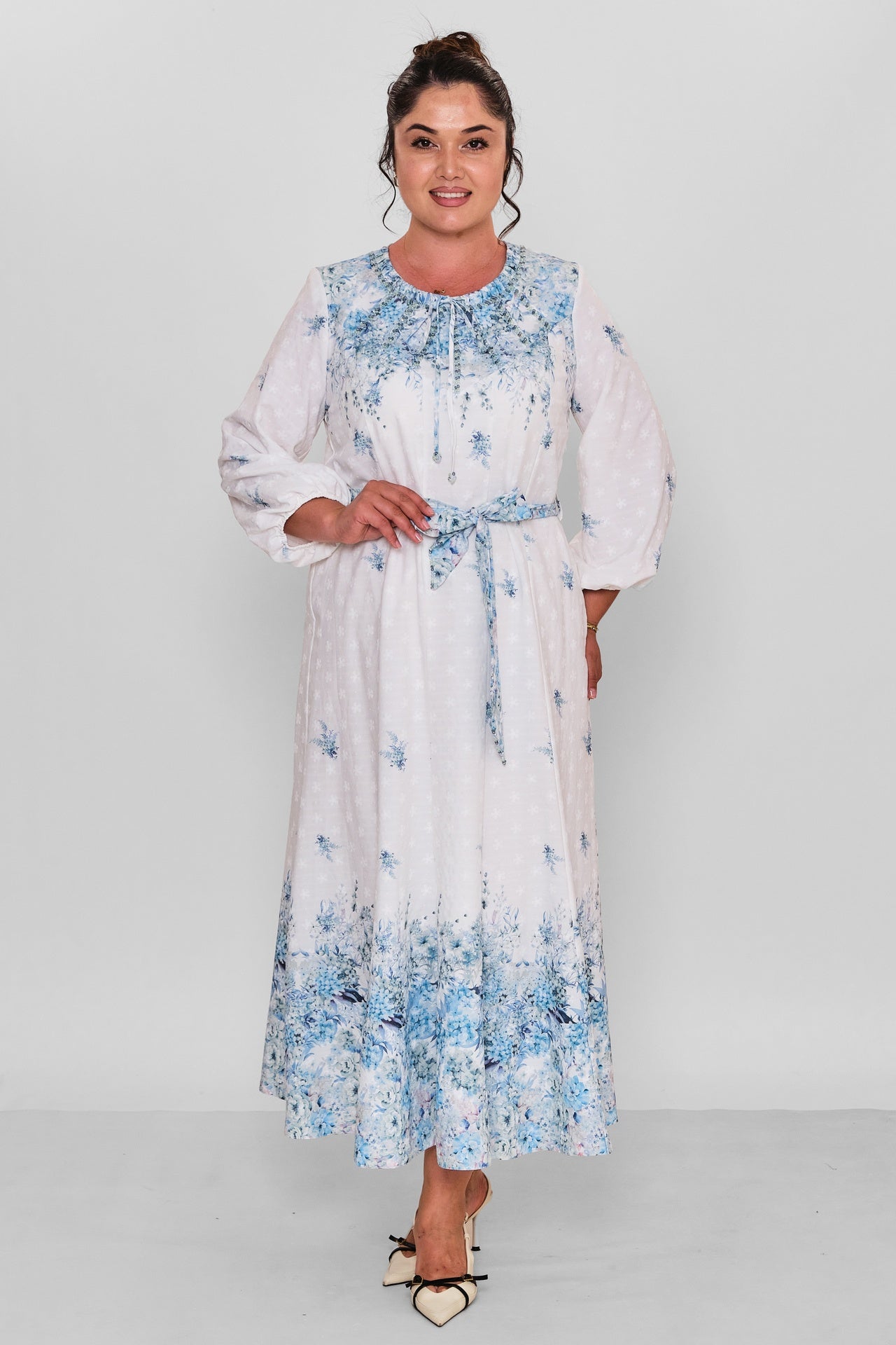 Gumanize - Plus Size Dress (GMZ2026-983-8272) - 8690200197321