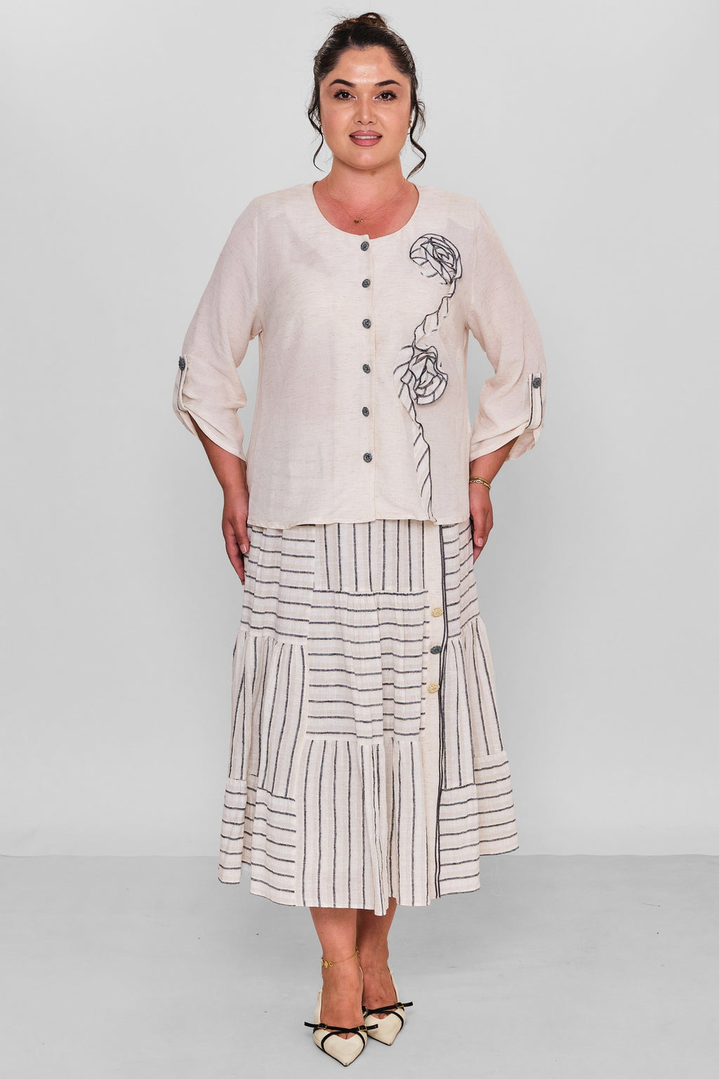 Gumanize - Plus Size Suit (GMZTK481-8328) - 8690200197338