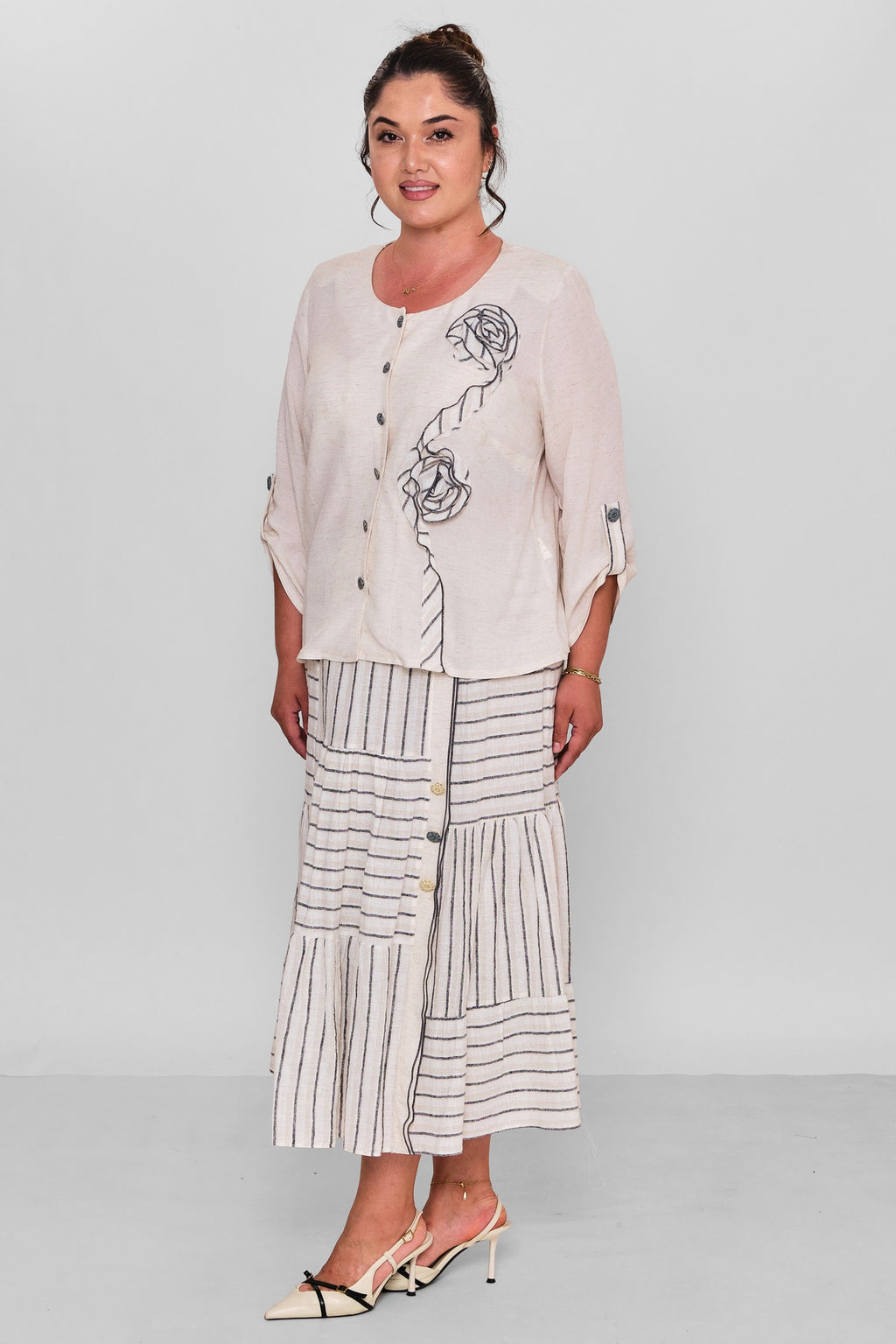 Gumanize - Plus Size Suit (GMZTK481-8328) - 8690200197338