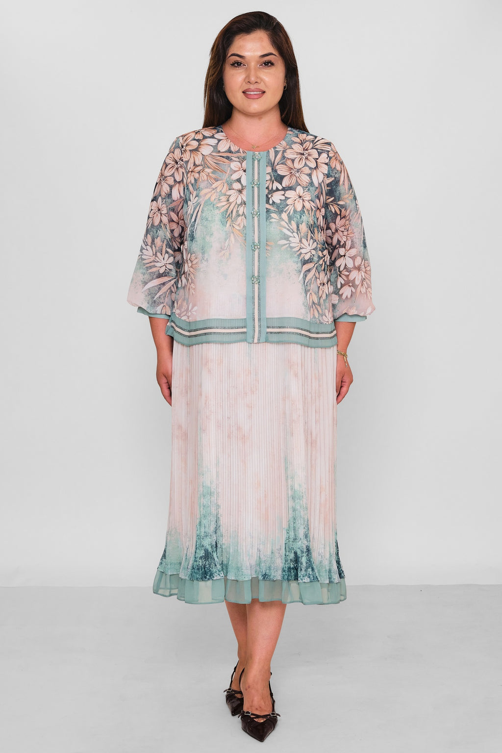 Gumanize - Plus Size Dress (GMZ2026-1033-8048) - 8690200197840