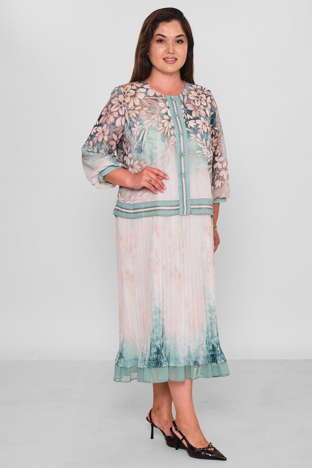 Gumanize - Plus Size Dress (GMZ2026-1033-8048) - 8690200197840