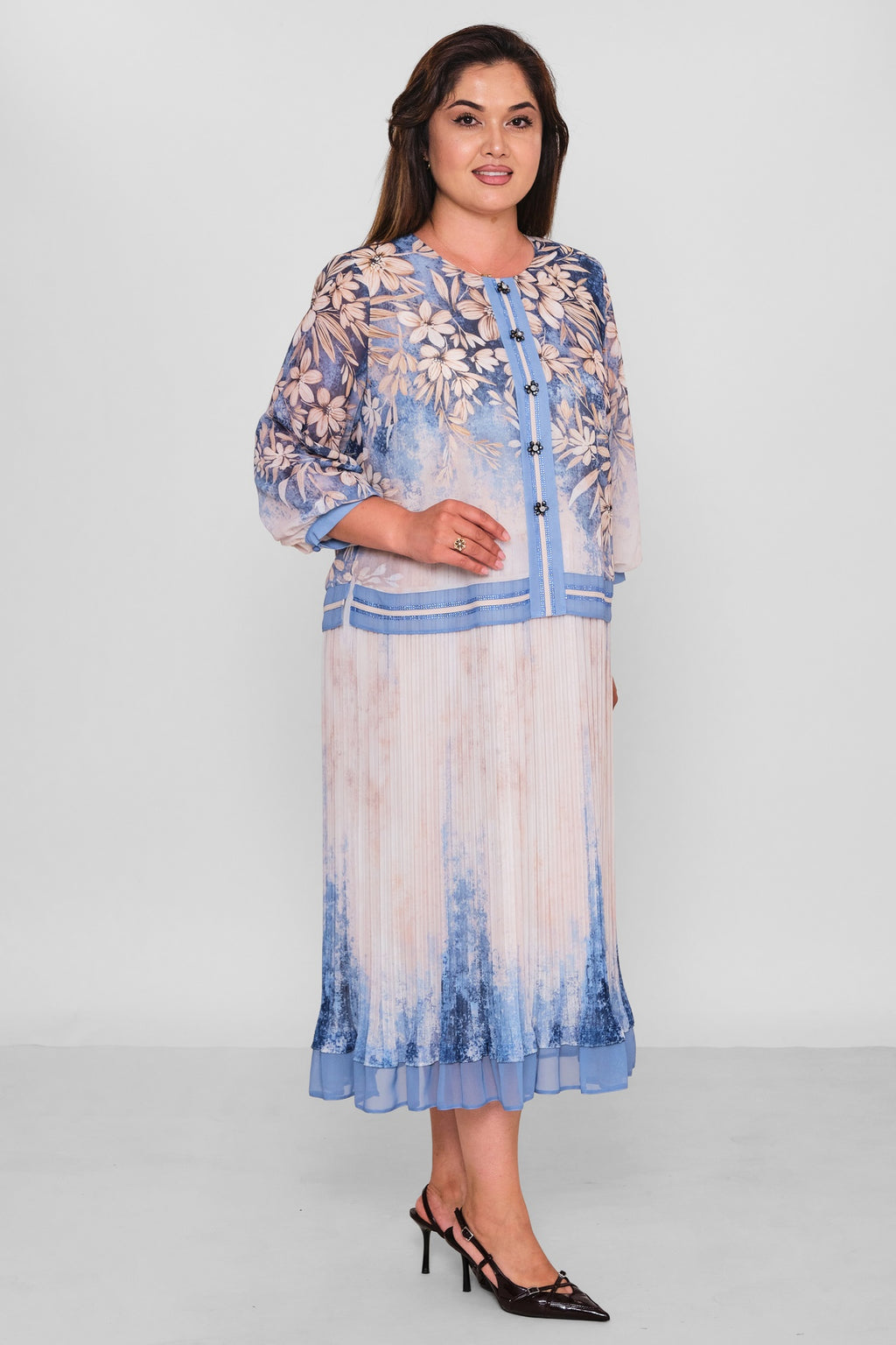 Gumanize - Plus Size Dress (GMZ2026-1033-8048) - 8690200197857