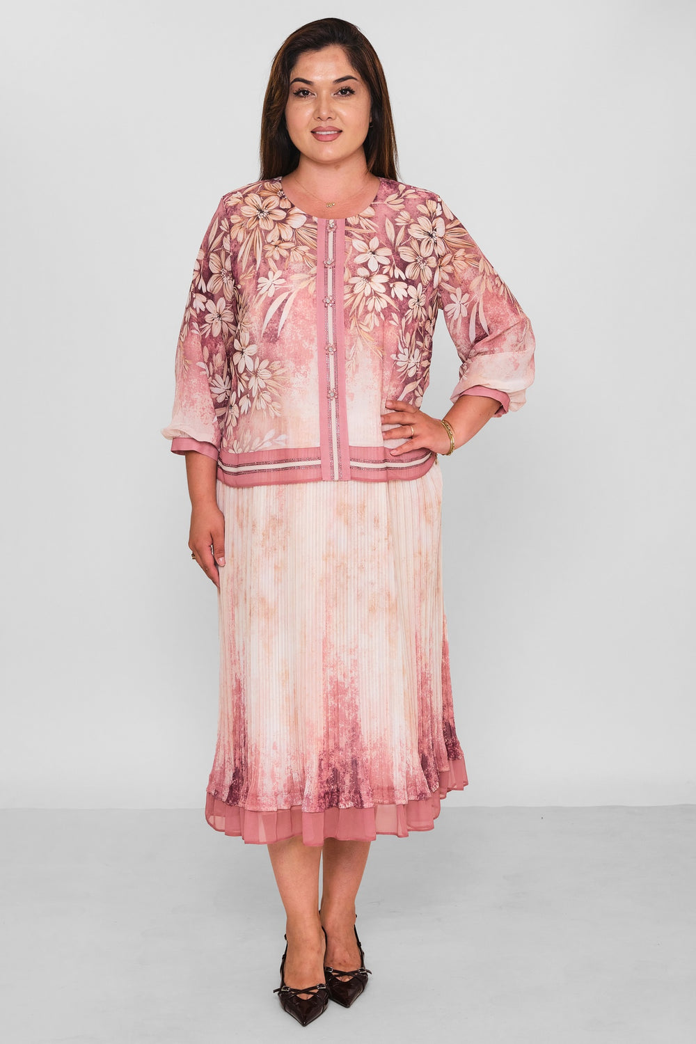 Gumanize - Plus Size Dress (GMZ2026-1033-8048) - 8690200197888