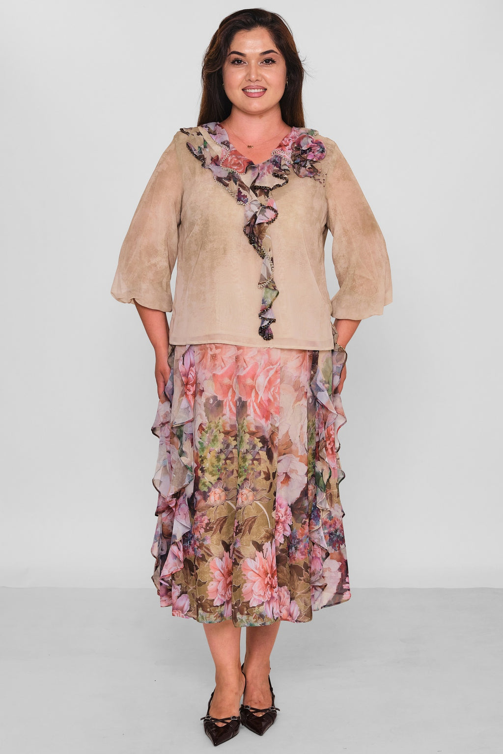 Gumanize - Plus Size Suit (GMZTK543-8283) - 8690200197895