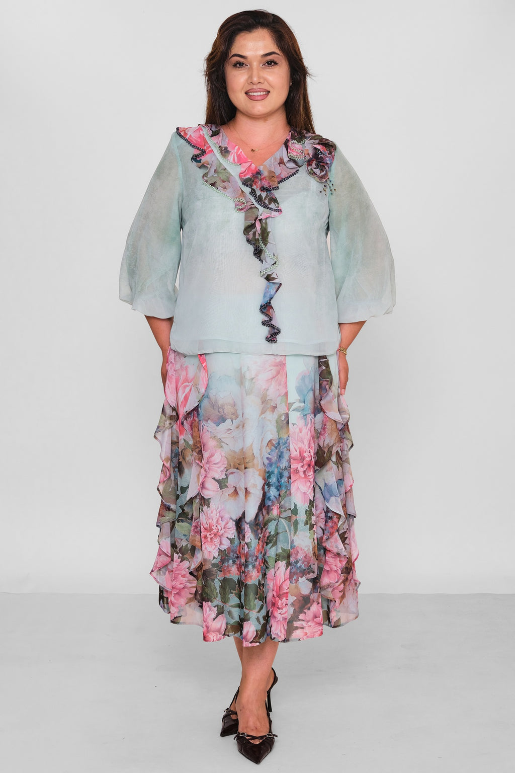 Gumanize - Plus Size Suit (GMZTK543-8283) - 8690200197925