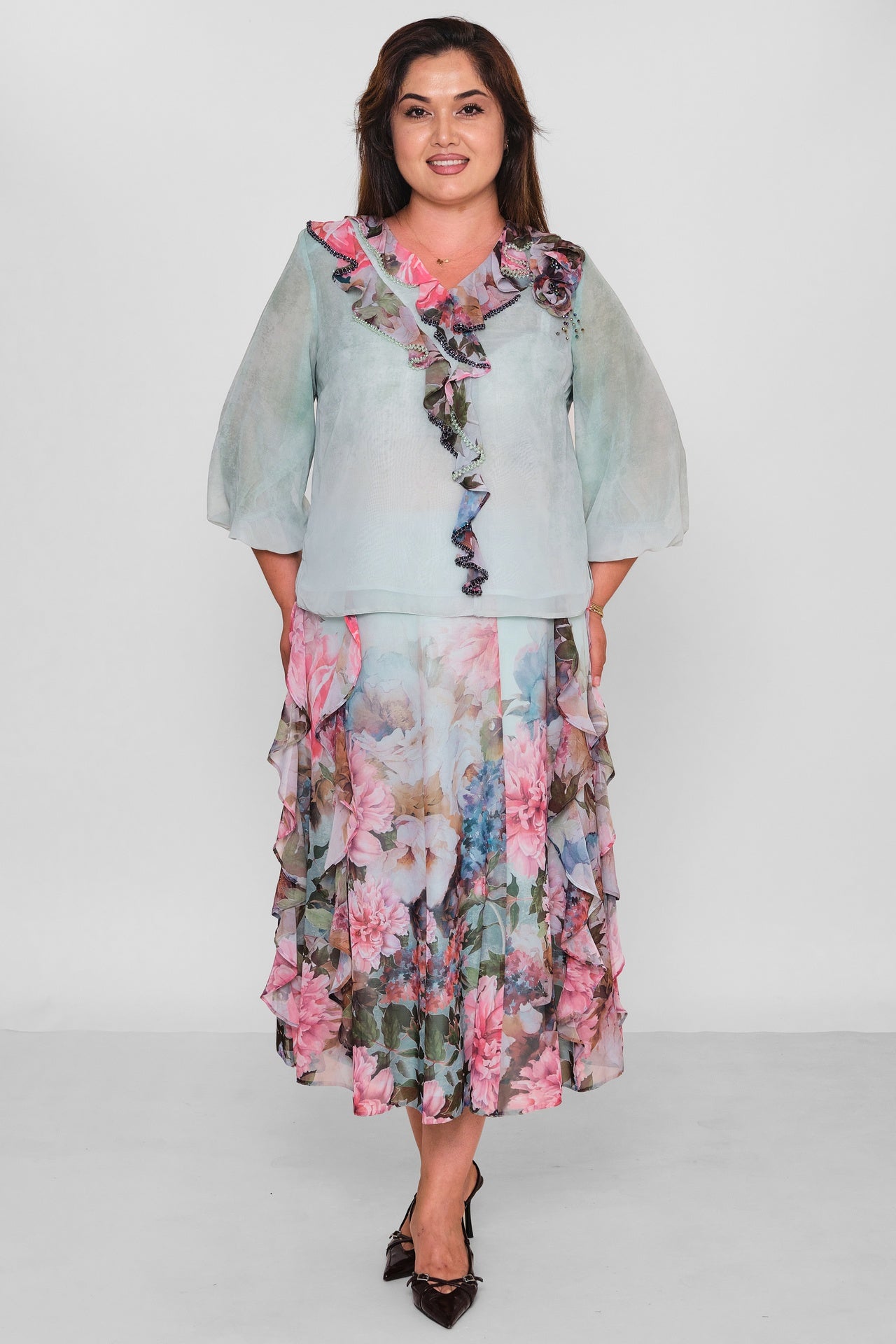 Gumanize - Plus Size Suit (GMZTK543-8283) - 8690200197925