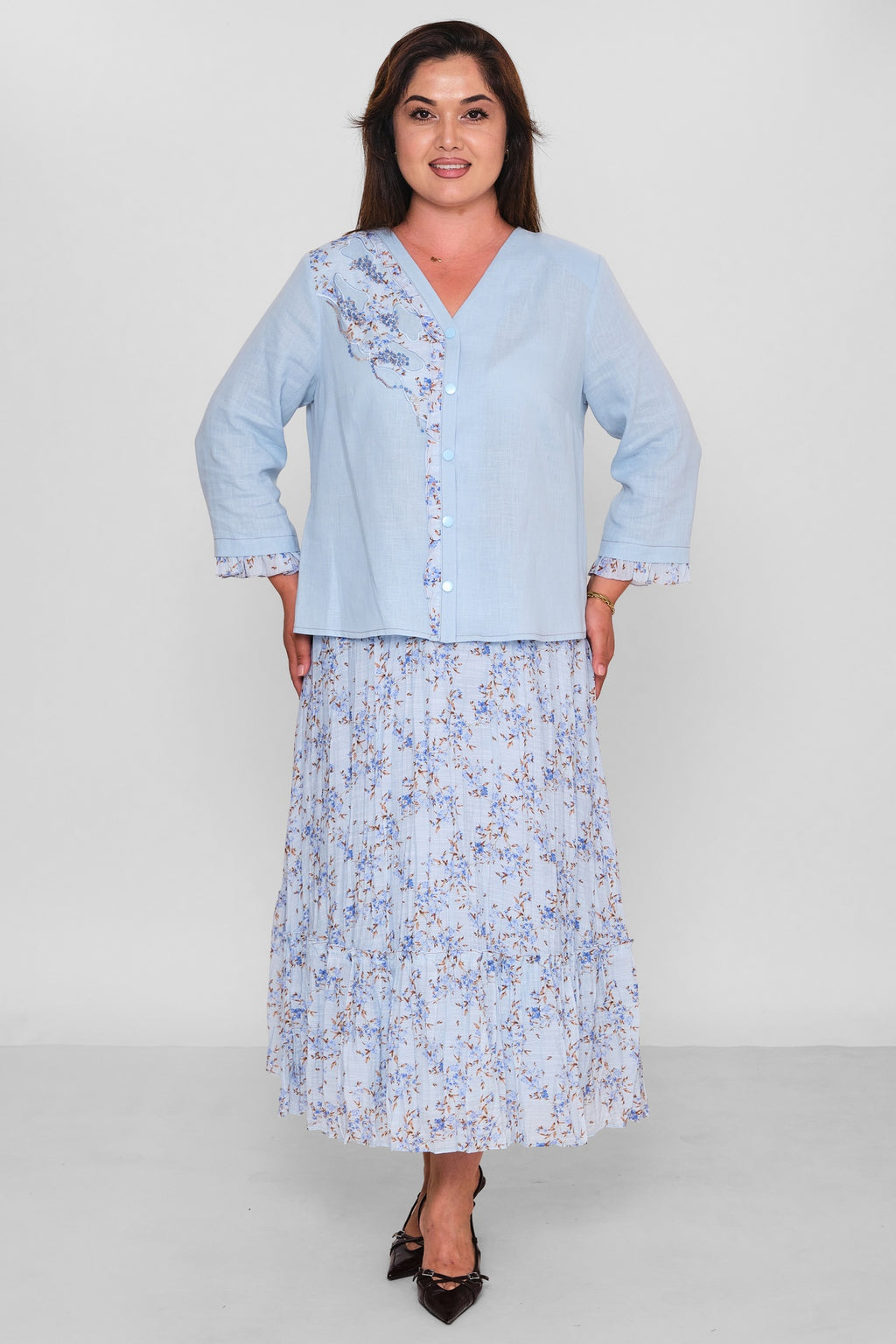 Gumanize - Plus Size Suit (GMZTK695-8291) - 8690200197956