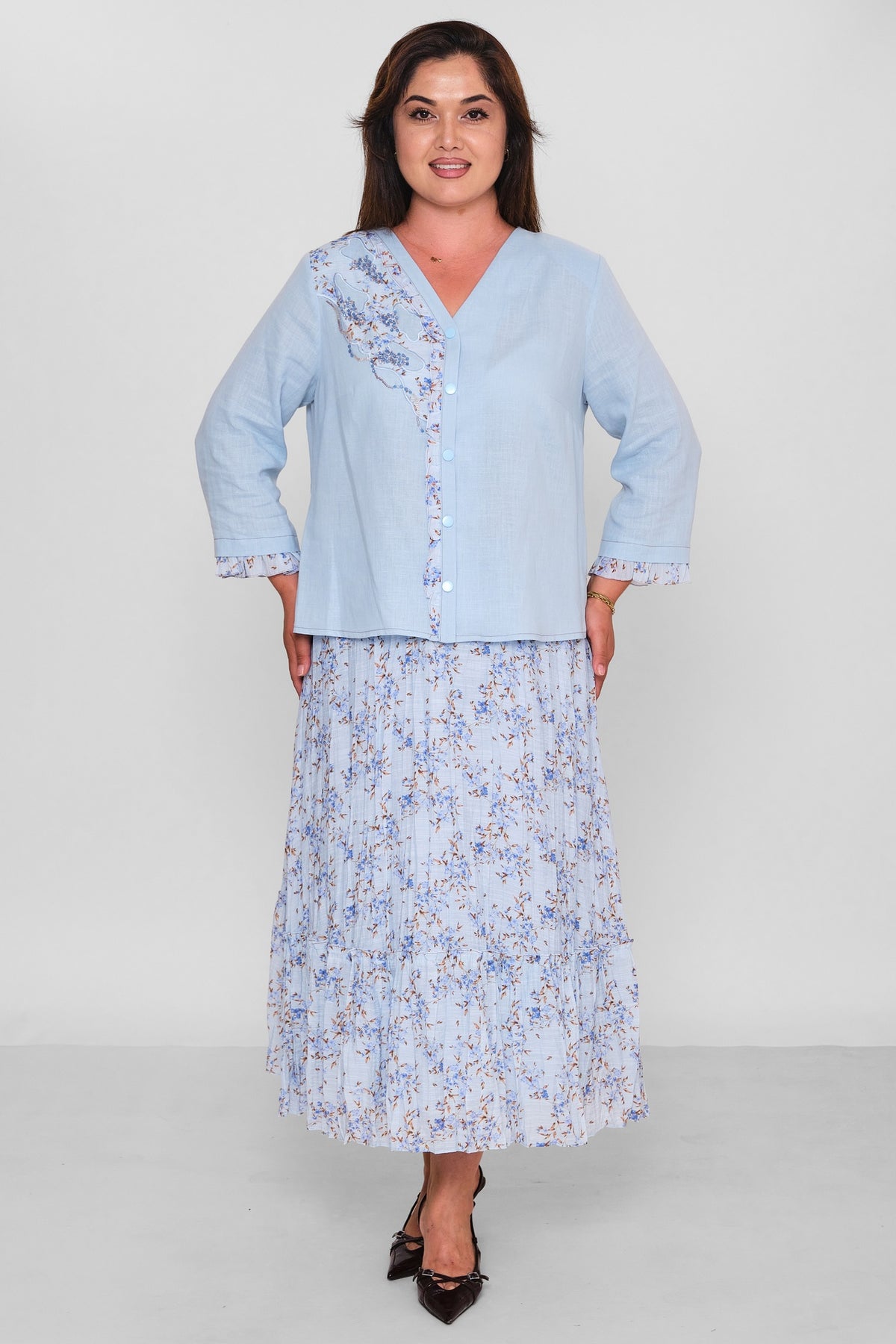 Gumanize - Plus Size Suit (GMZTK695-8291) - 8690200197956