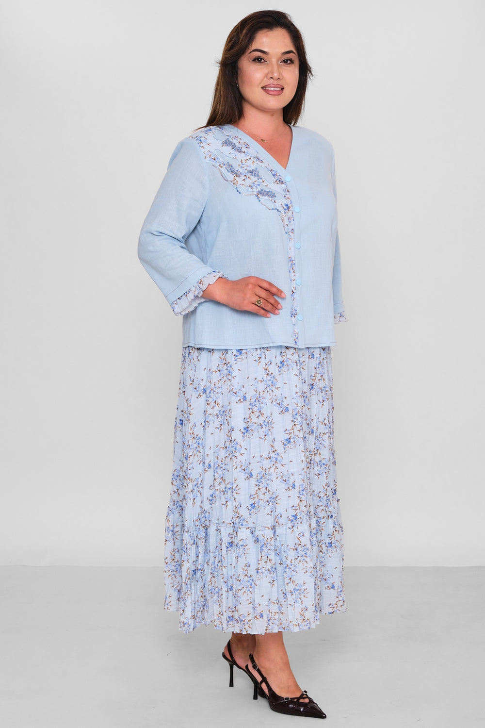 Gumanize - Plus Size Suit (GMZTK695-8291) - 8690200197956