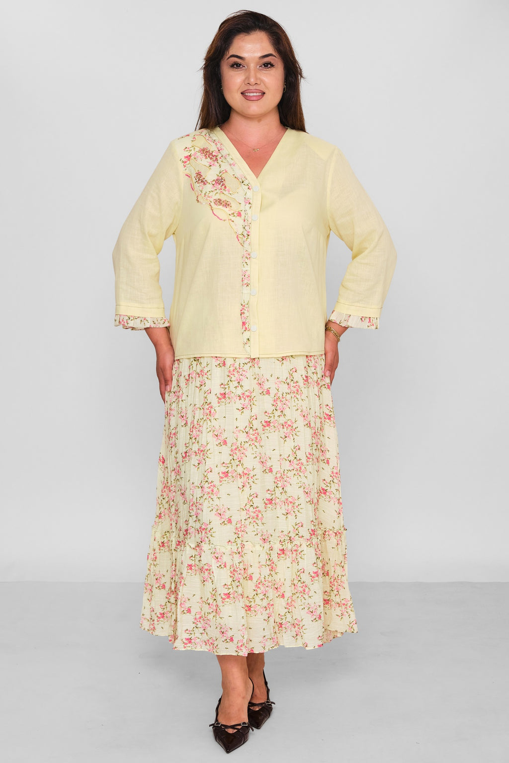 Gumanize - Plus Size Suit (GMZTK695-8291) - 8690200197963