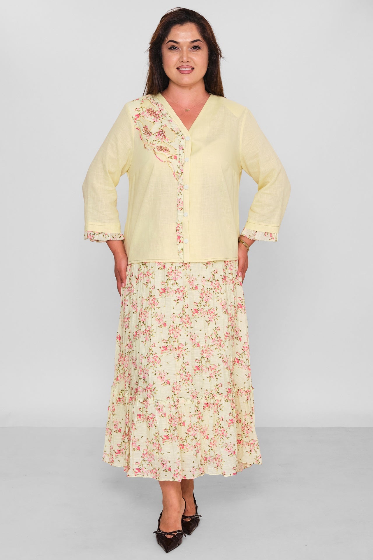 Gumanize - Plus Size Suit (GMZTK695-8291) - 8690200197963